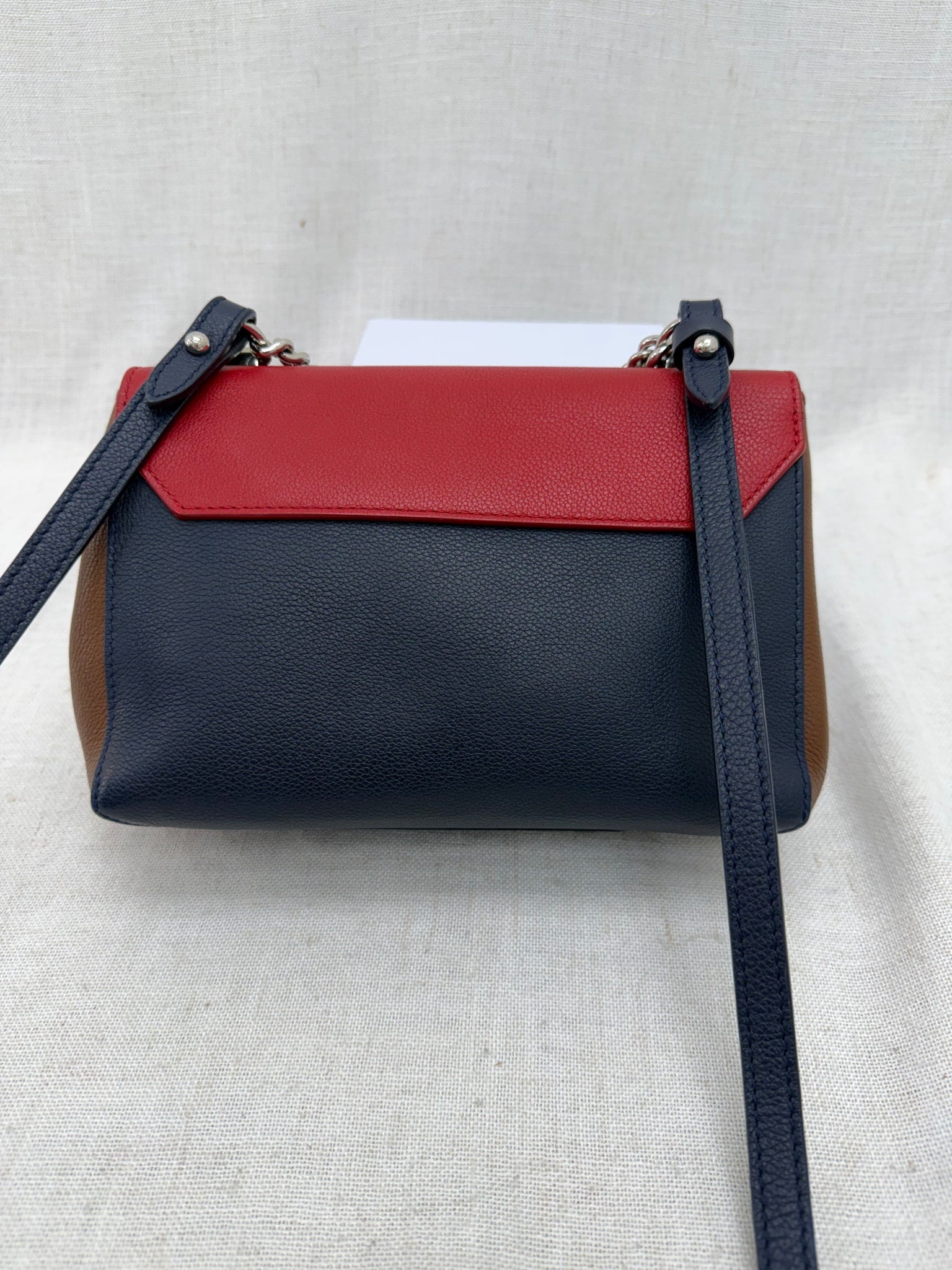 Louis Vuitton Tricolor Leather Lockme BB Bag