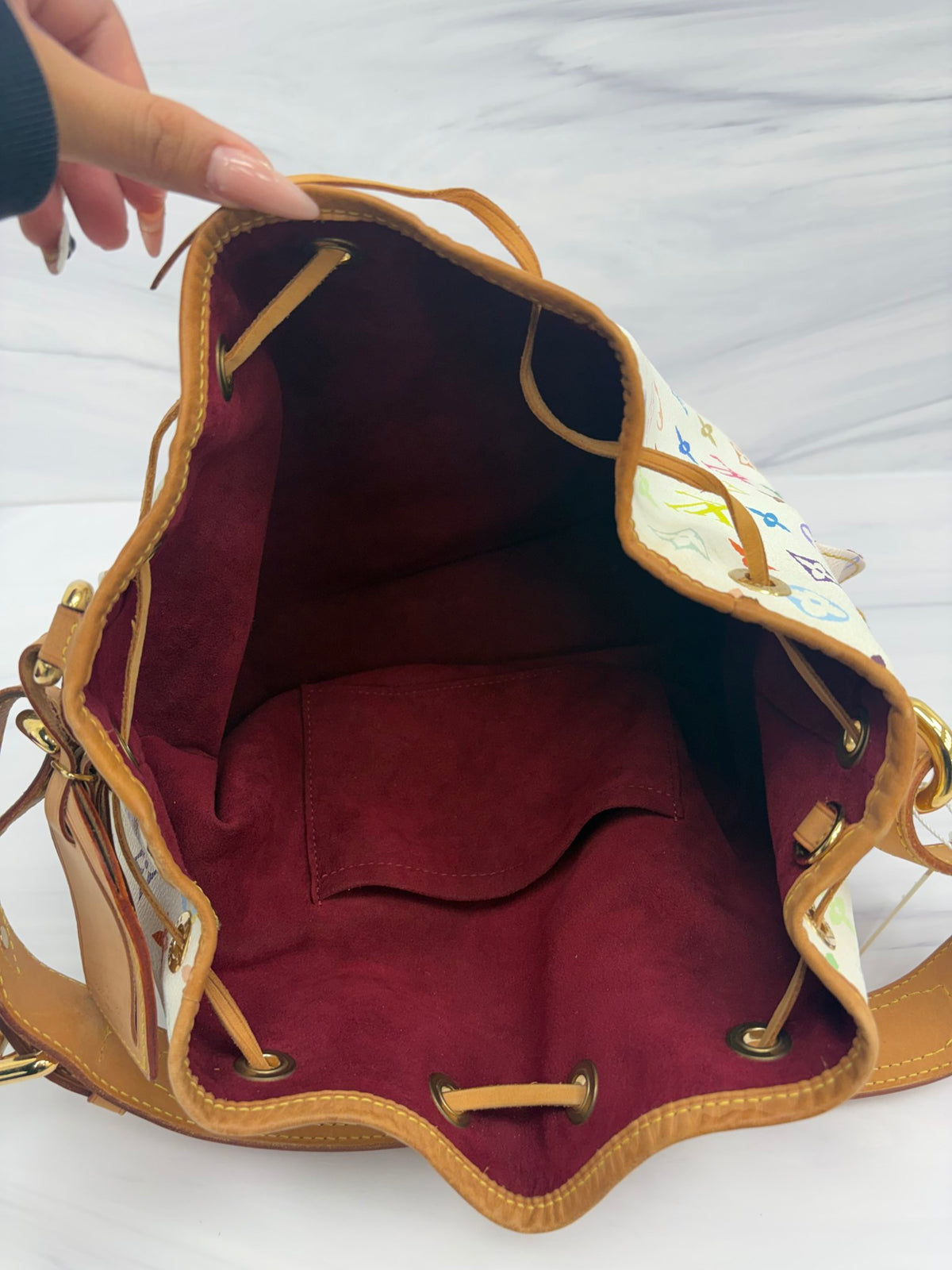 Louis Vuitton Monogram Multicolor Petit Noe Bucket Bag
