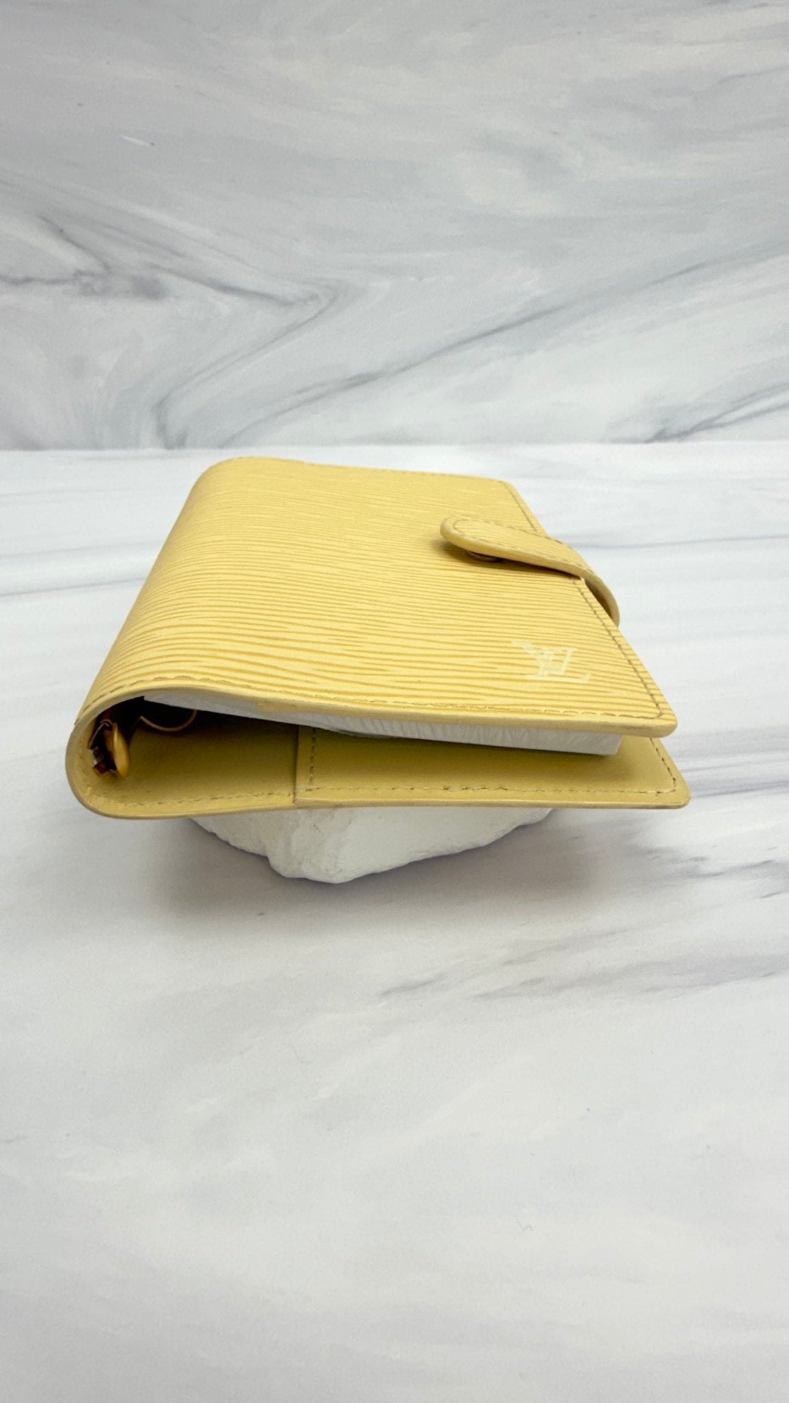 Louis Vuitton Beige Epi Leather Passport Agenda Cover PM