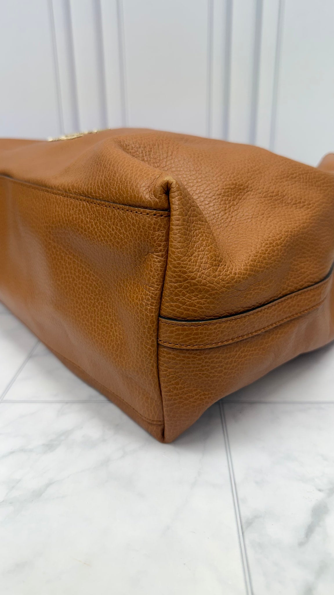 Gucci Brown Leather Gifford Tote