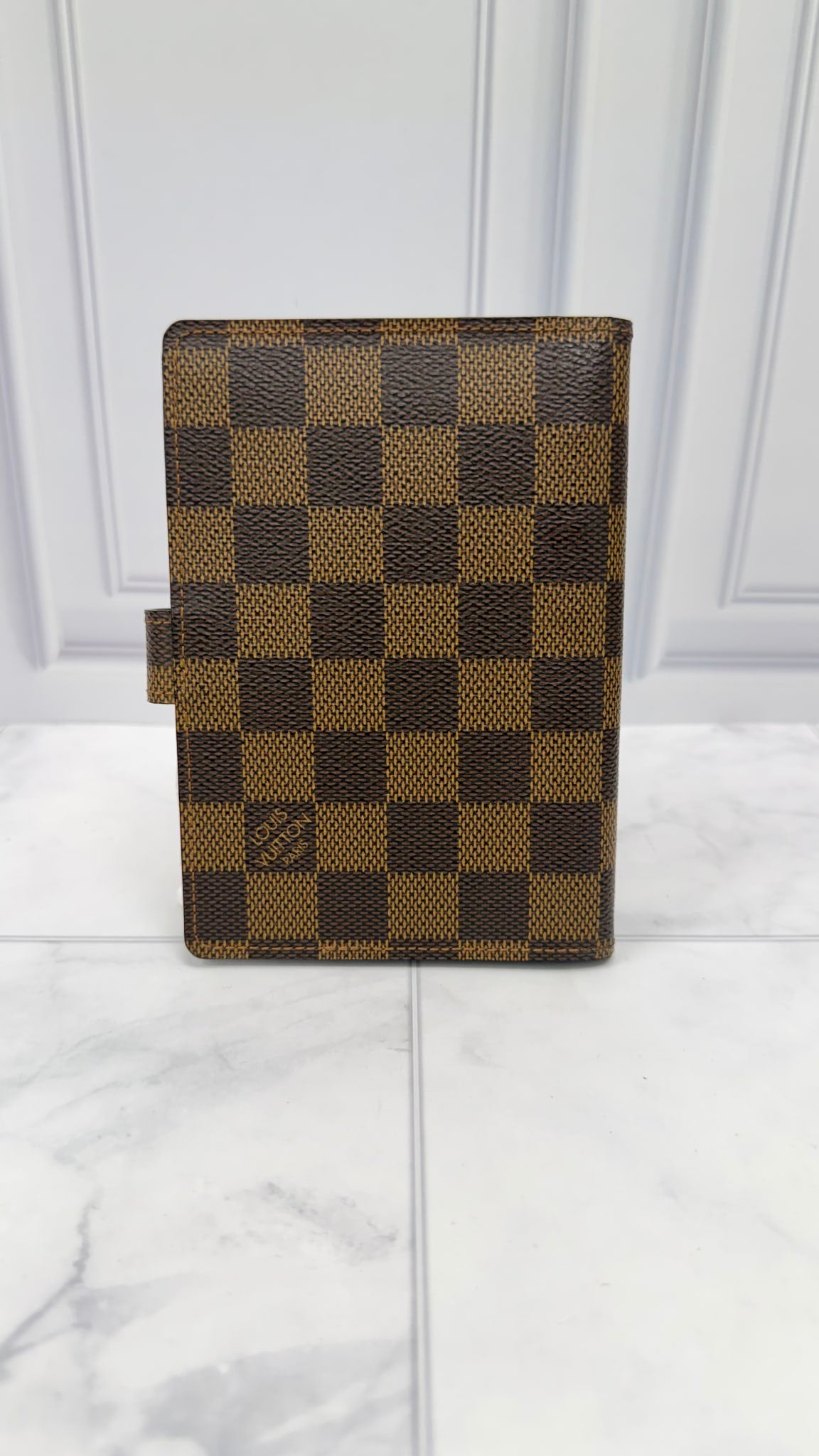 Louis Vuitton Damier Ebene Passport Agenda PM