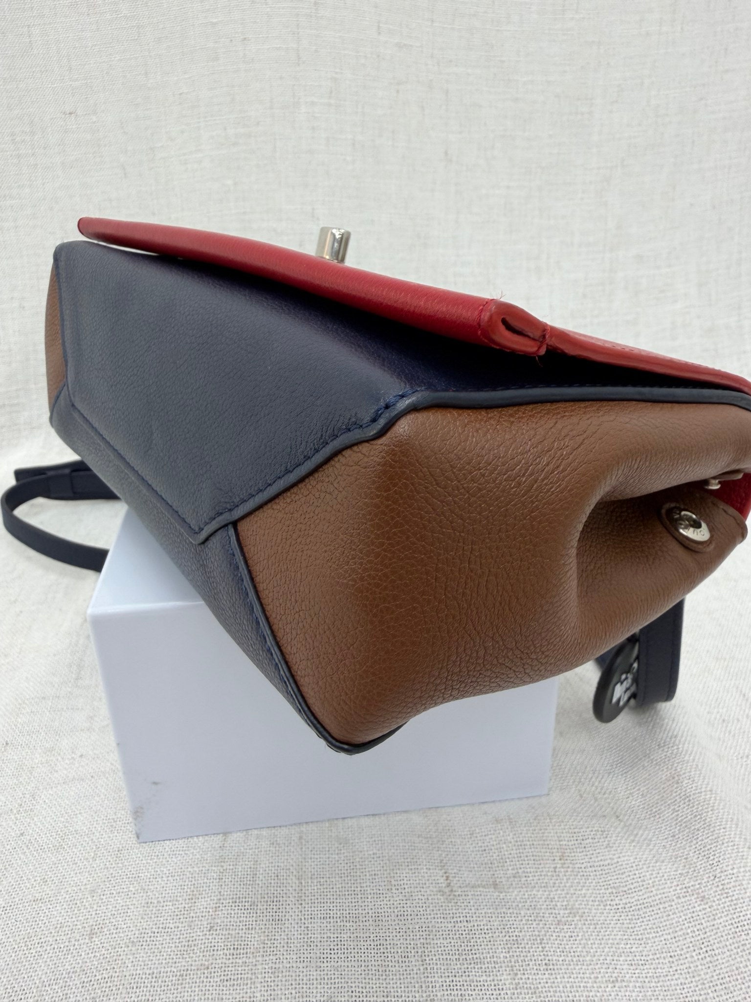 Louis Vuitton Tricolor Leather Lockme BB Bag