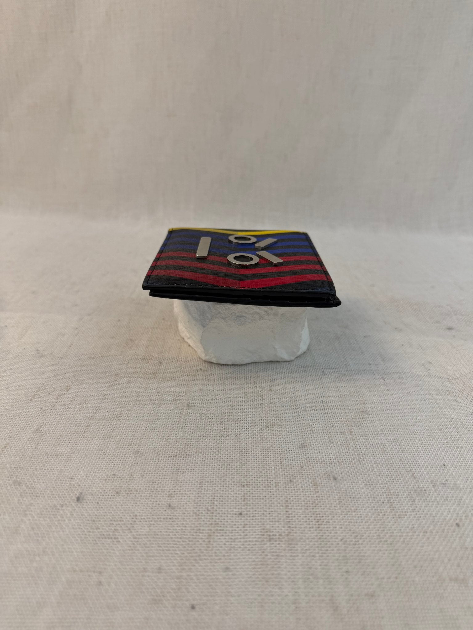 Fendi Multicolor Leather Face Bifold Wallet