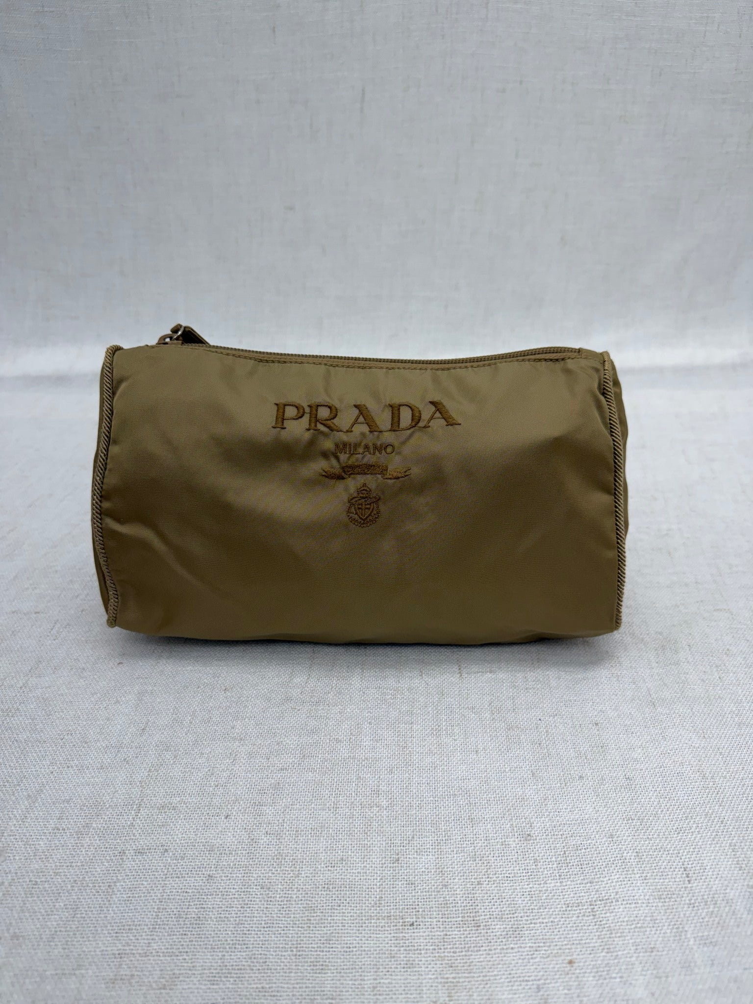 Prada Beige Nylon Pouch