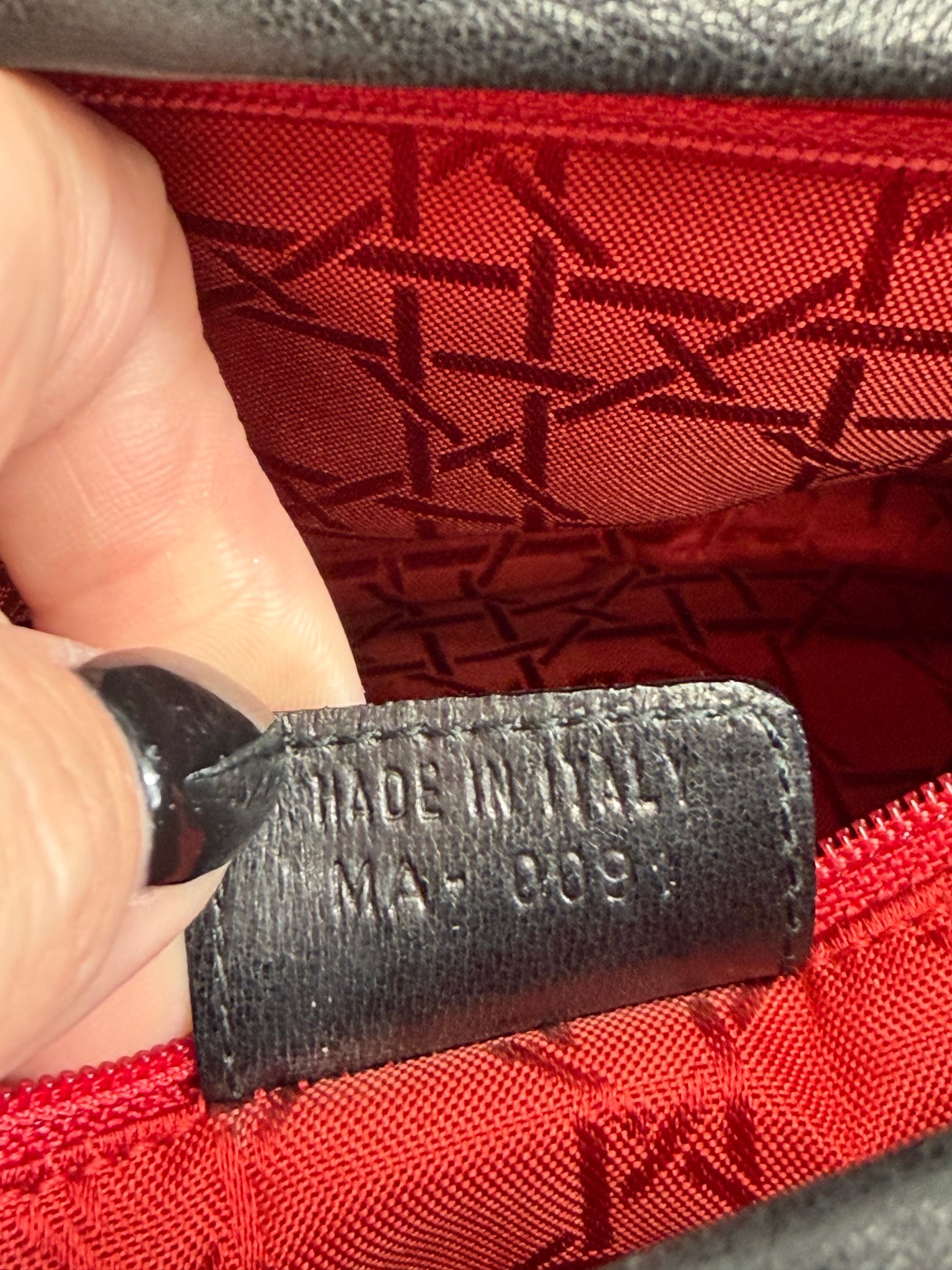 Christian Dior Black Cannage Lambskin Large Lady Dior