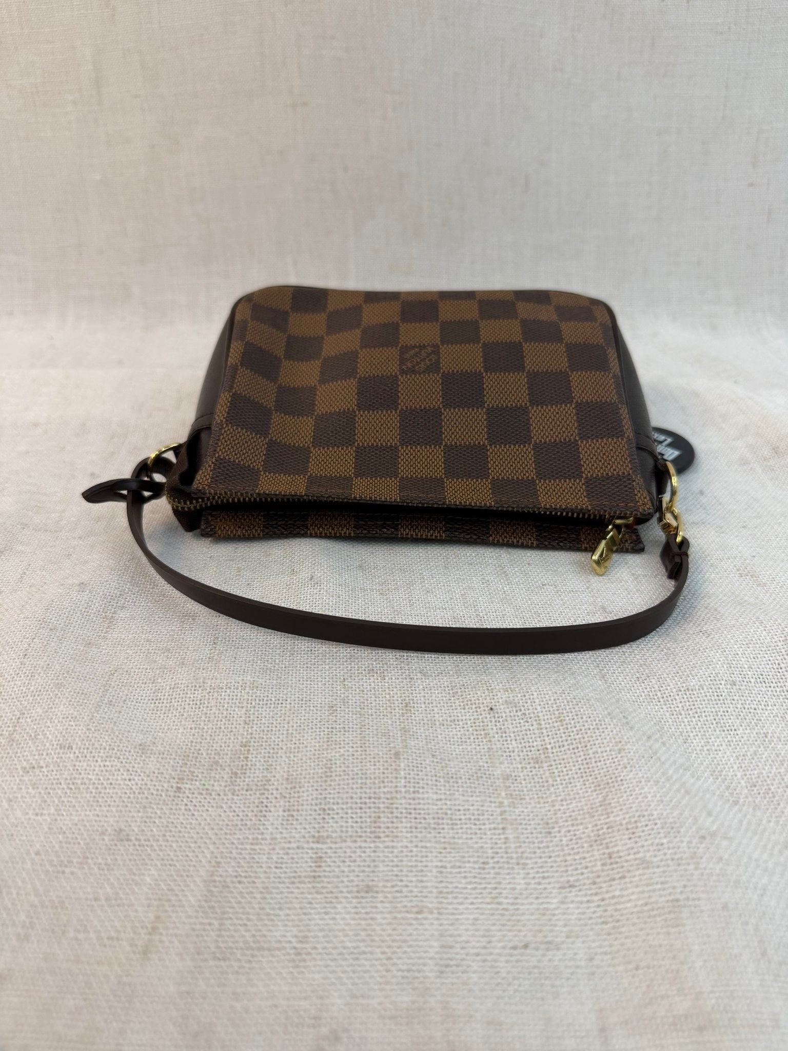 Louis Vuitton Damier Ebene Trousse Make Up Bag Pochette