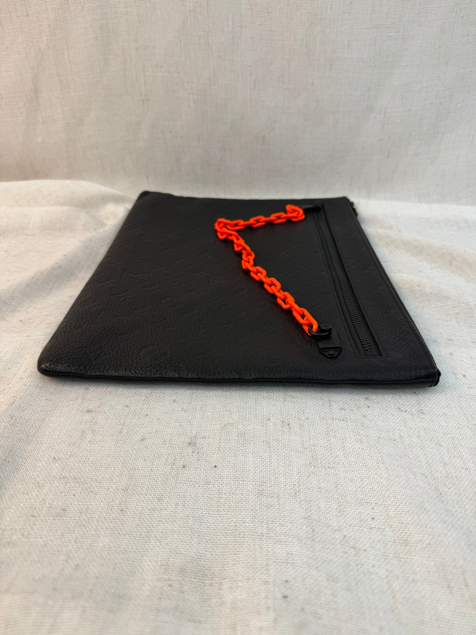 Louis Vuitton Black Monogram Empreinte Leather Virgil Pouch