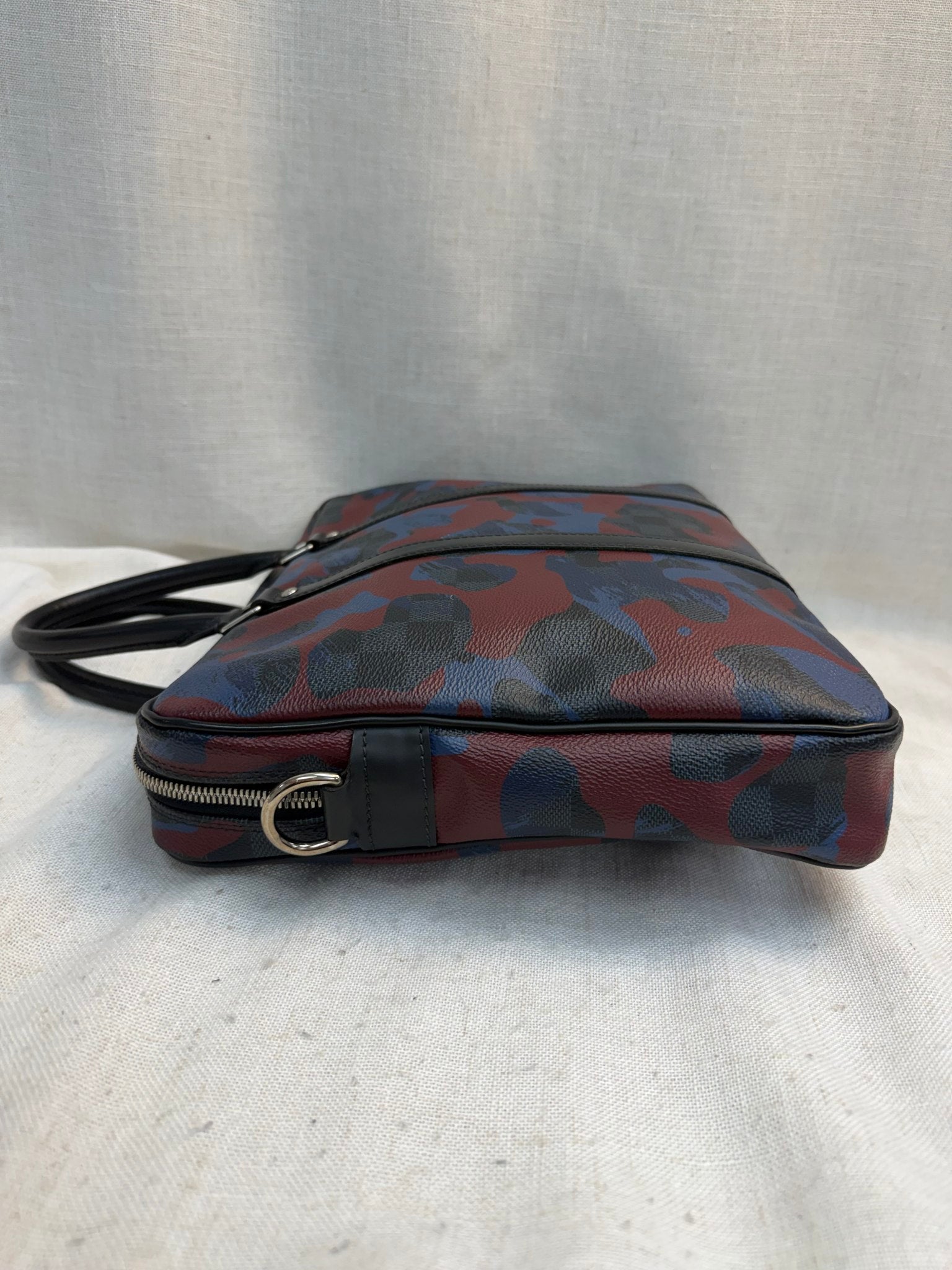 Louis Vuitton Camouflage Damier Colbalt Porte Documents Voyage PM Bag