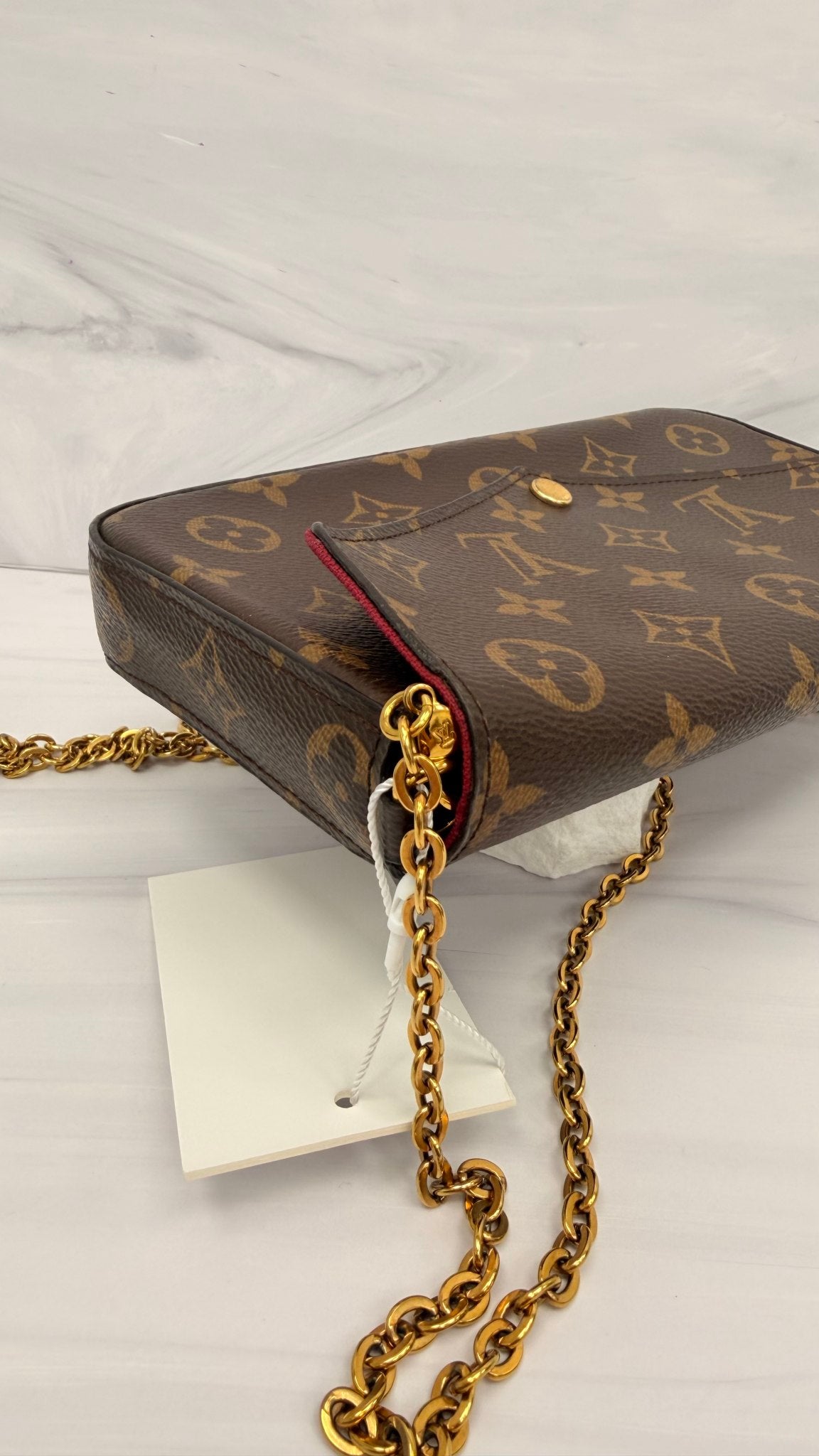 Louis Vuitton Monogram Fuchsia Pochette Felicie