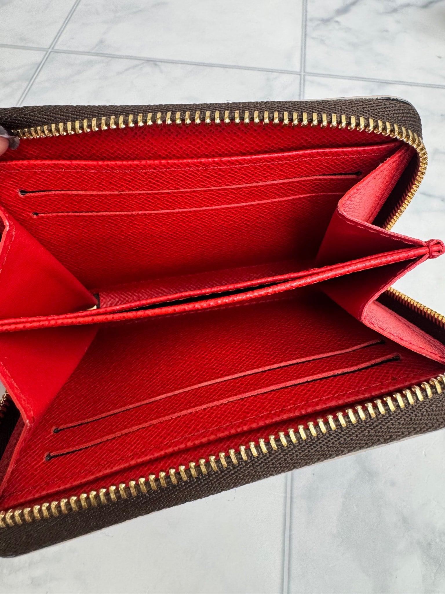 Louis Vuitton Monogram Flower Charm Compact Zippy Wallet