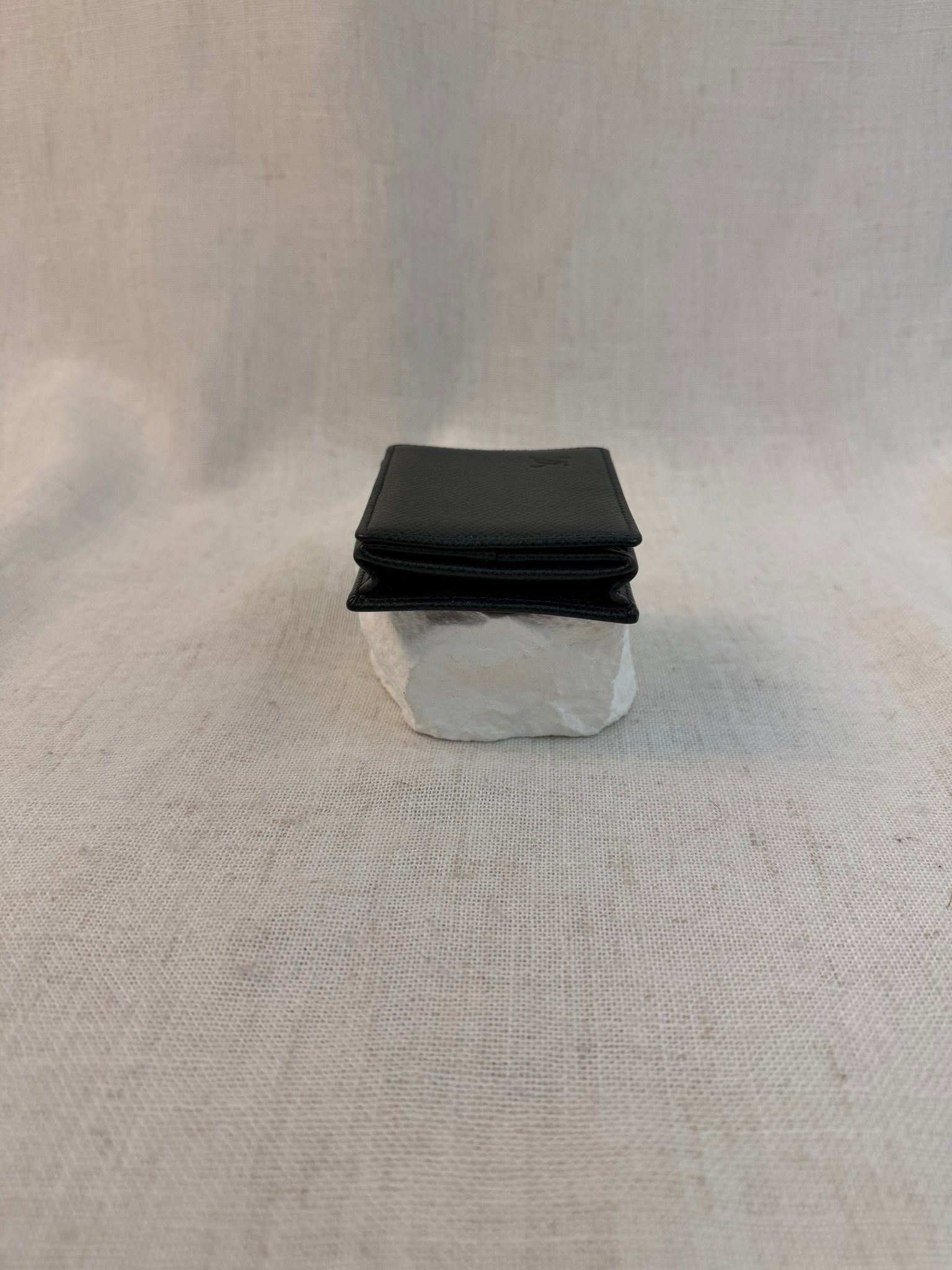 Louis Vuitton Dark Green Leather Taiga Coin Case