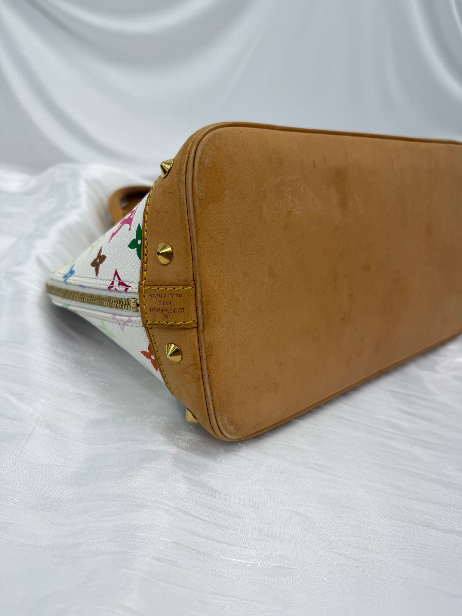 Louis Vuitton White Multicolore Monogram Alma PM