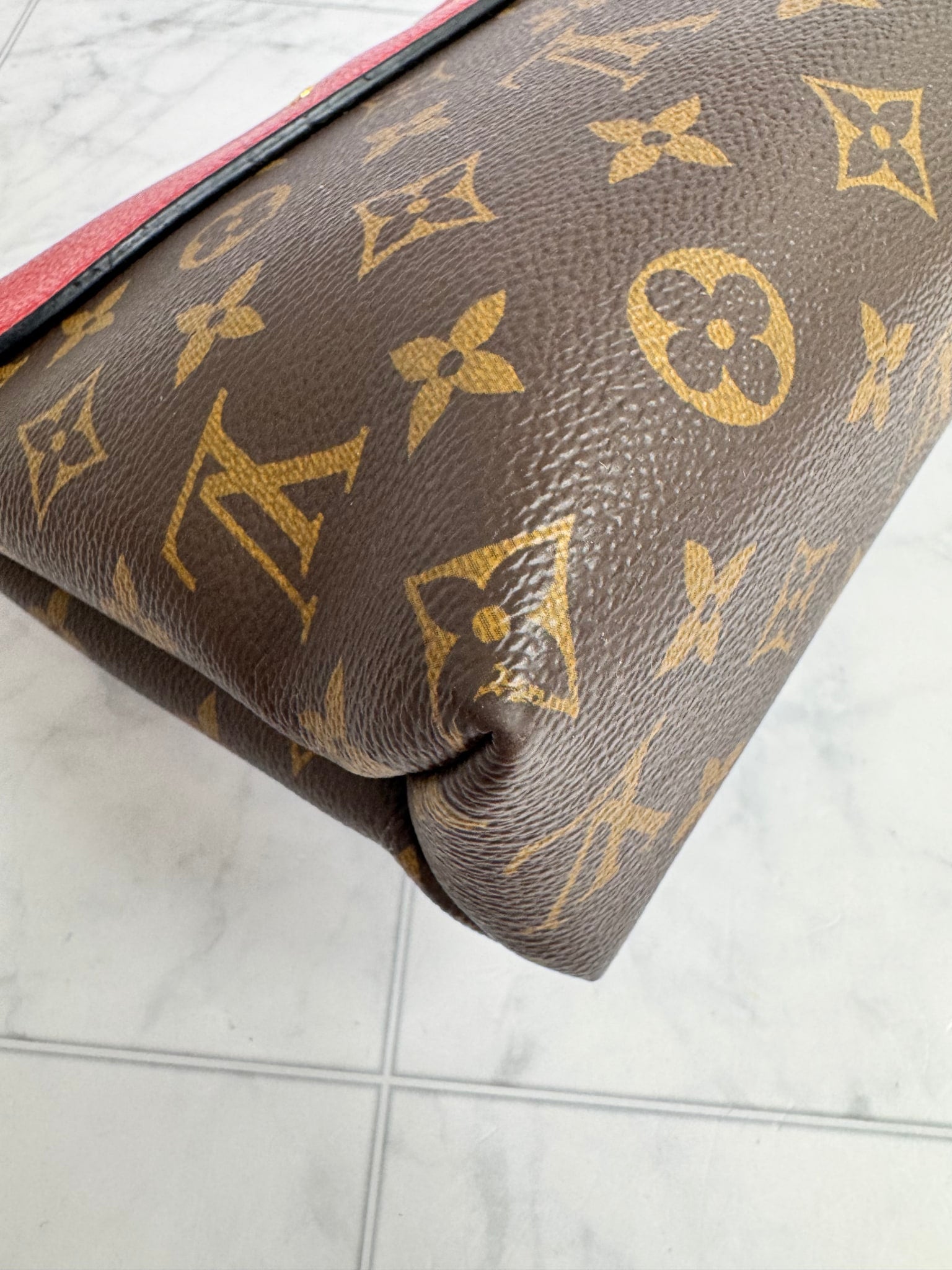 Louis Vuitton Monogram And Red Saint Placide