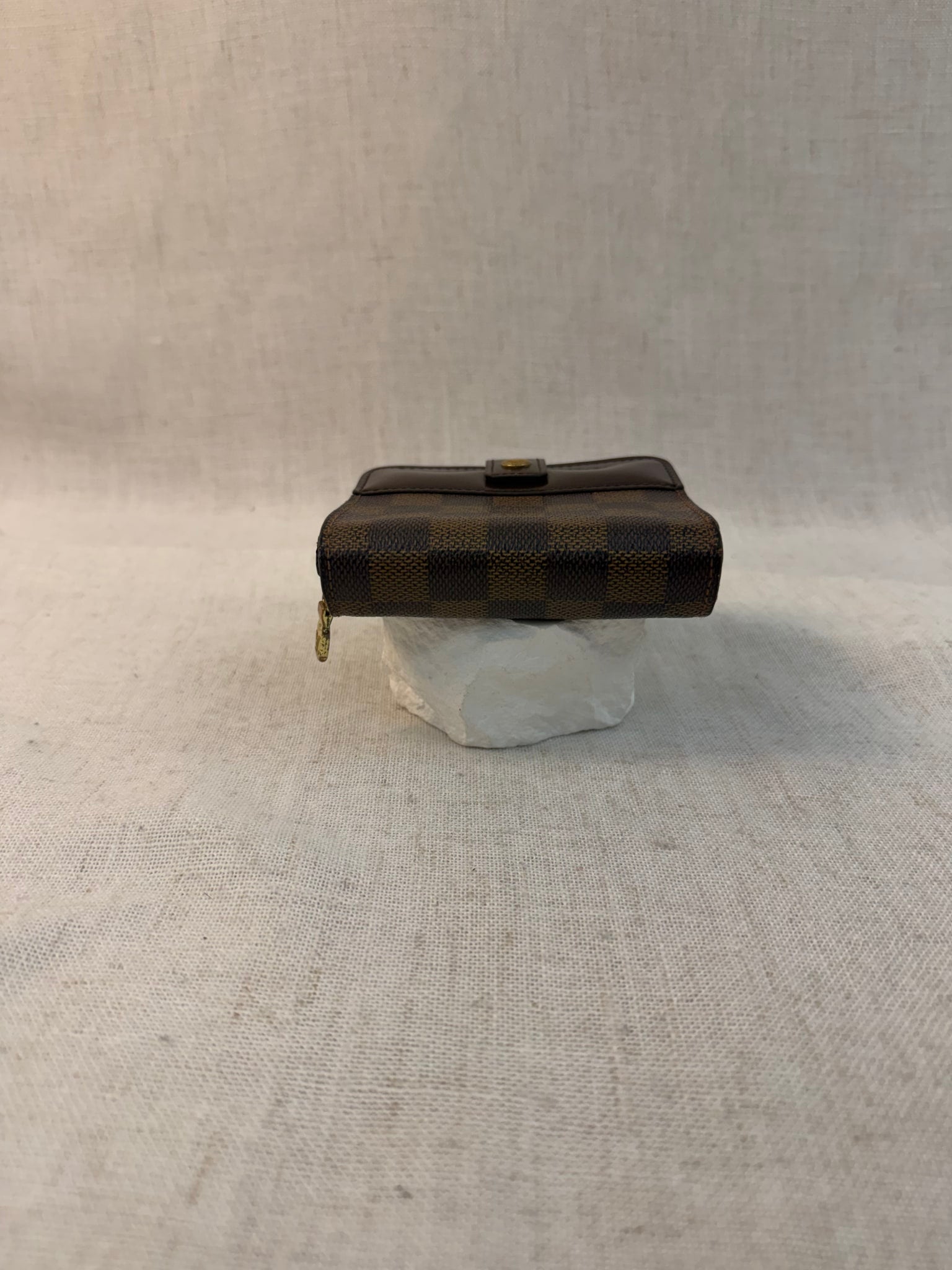 Louis Vuitton Damier Ebene Zip Compact Wallet