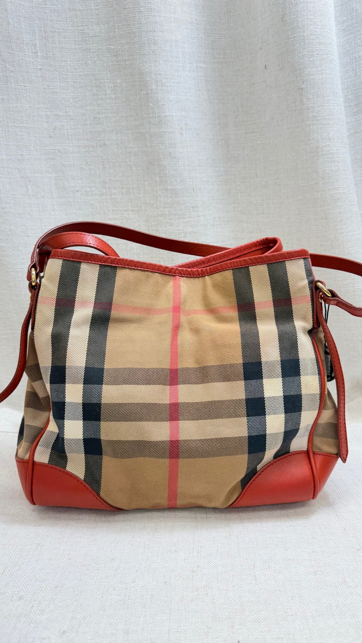 Burberry House Check Canvas Canterbury Small Tote Bag