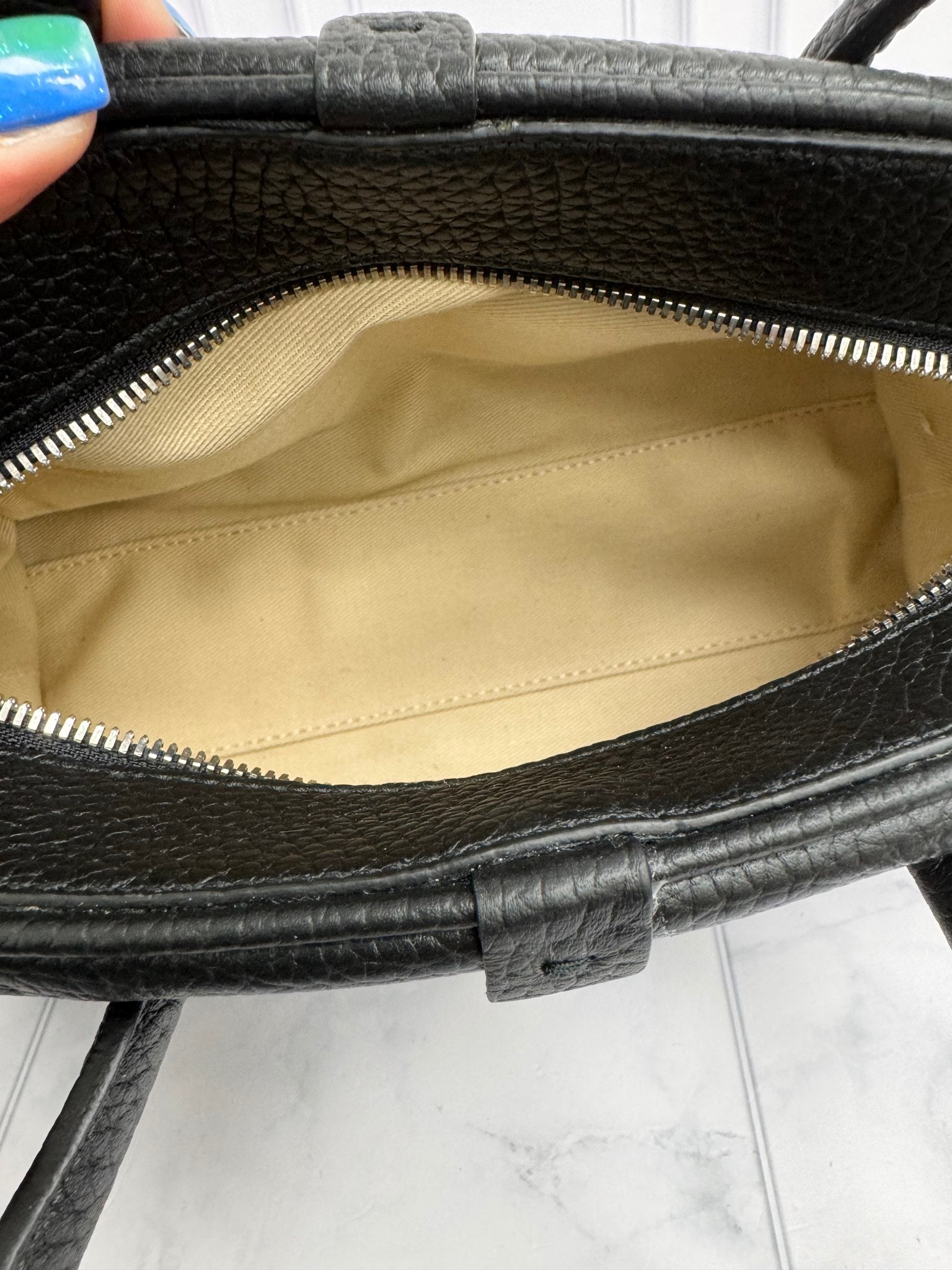 BRAND NEW - Jacquemus Black Grained Leather Piccolo Turismo 2Way Bag