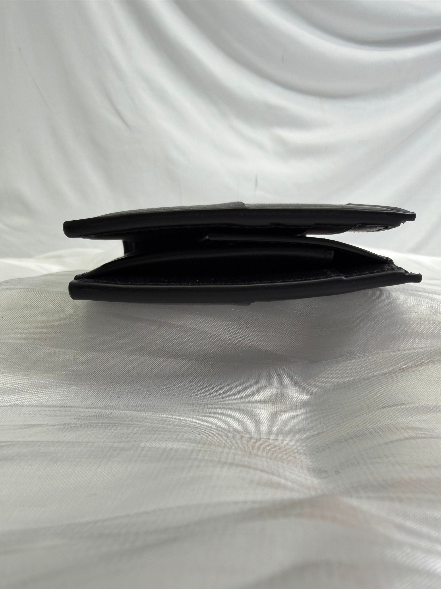 Bottega Veneta Black Leather Cassette Bifold Wallet