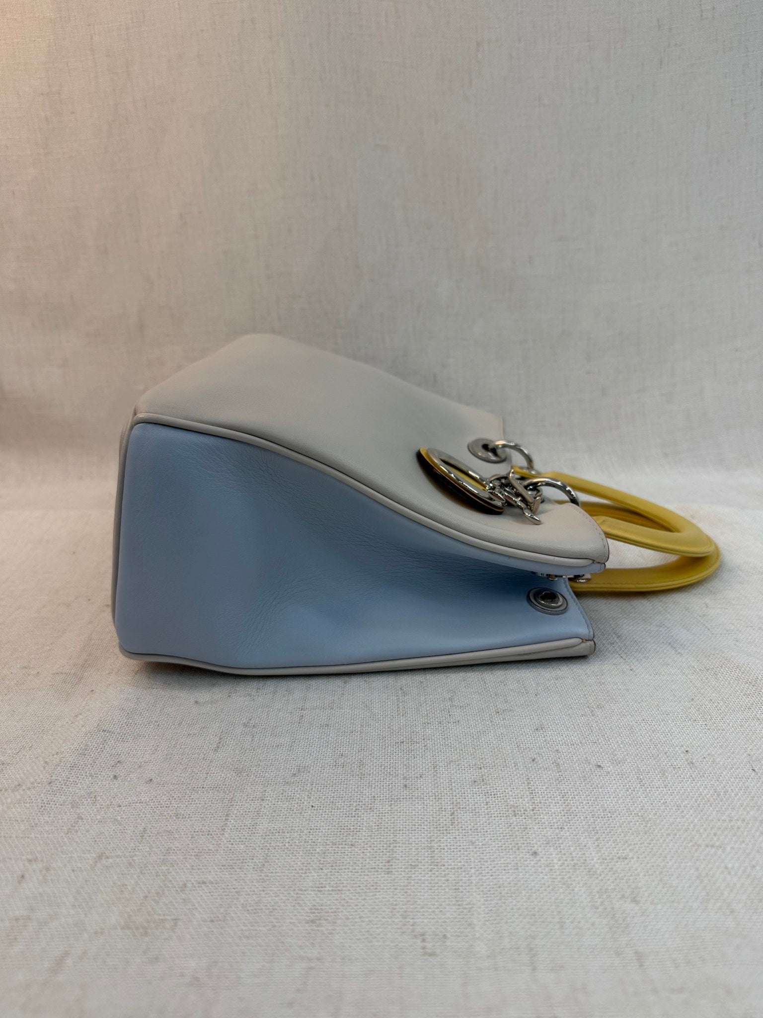 Christian Dior Multicolor Leather Diorissimo Medium Tote Bag