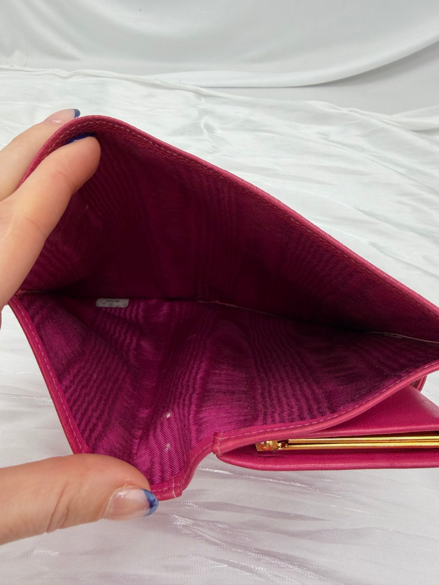 Chanel Pink Caviar Long Wallet