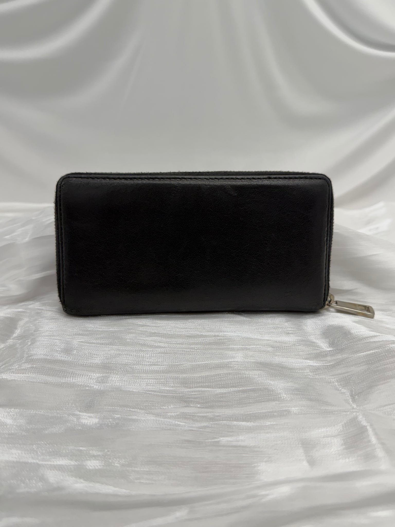Gucci Black Leather Soho Zippy Wallet