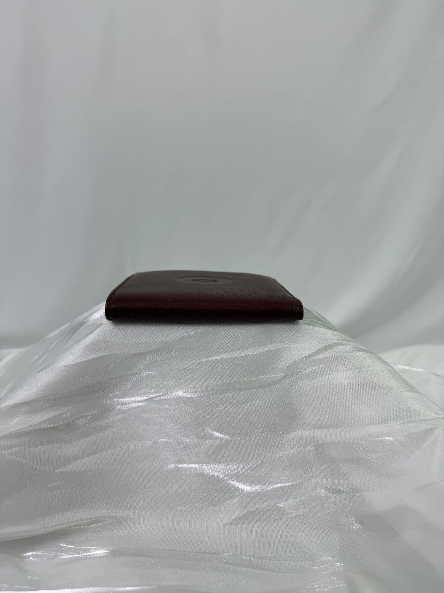 Cartier Bordeaux Leather Bifold Wallet