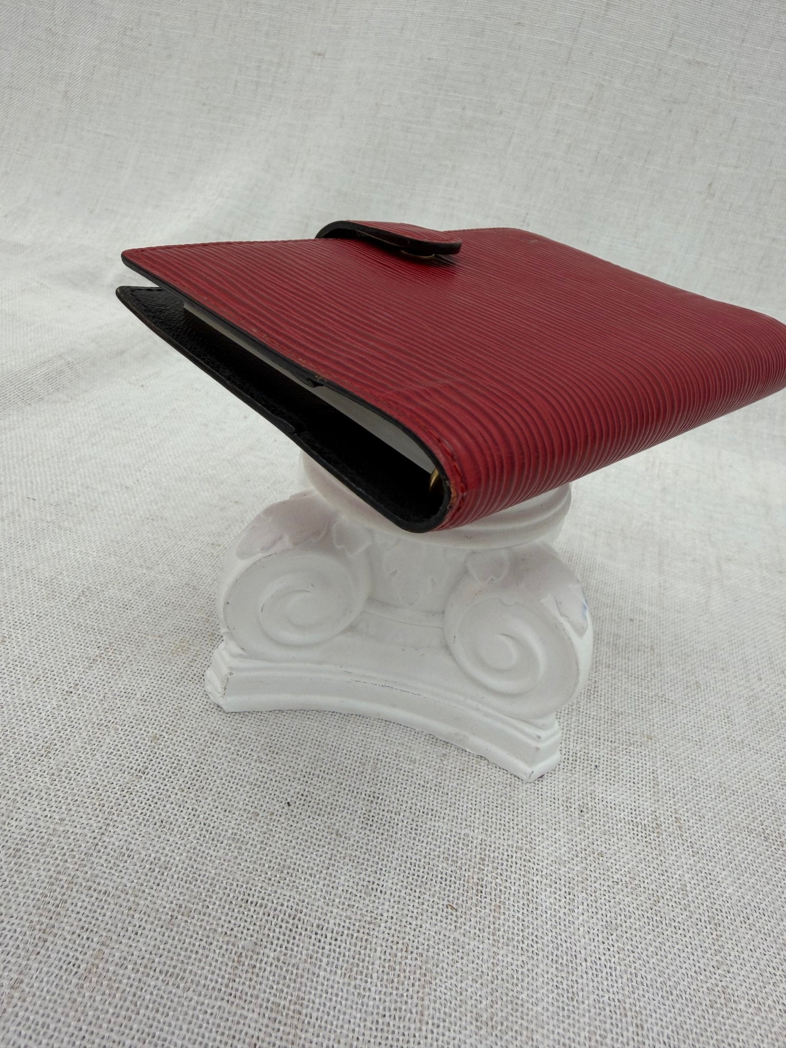 Louis Vuitton Red Epi Passport Agenda PM