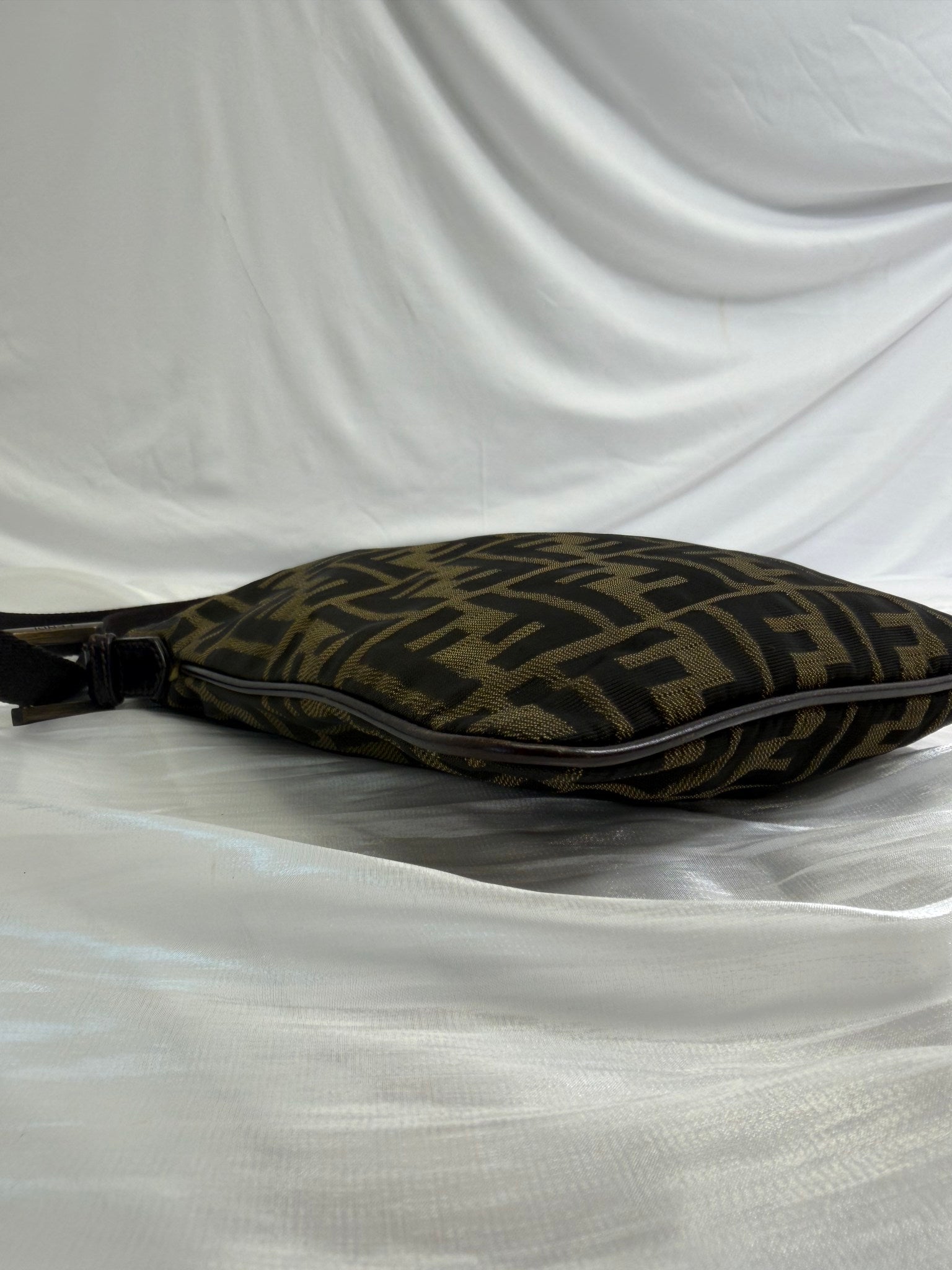 Fendi Brown Zucca Canvas Shoulder Bag