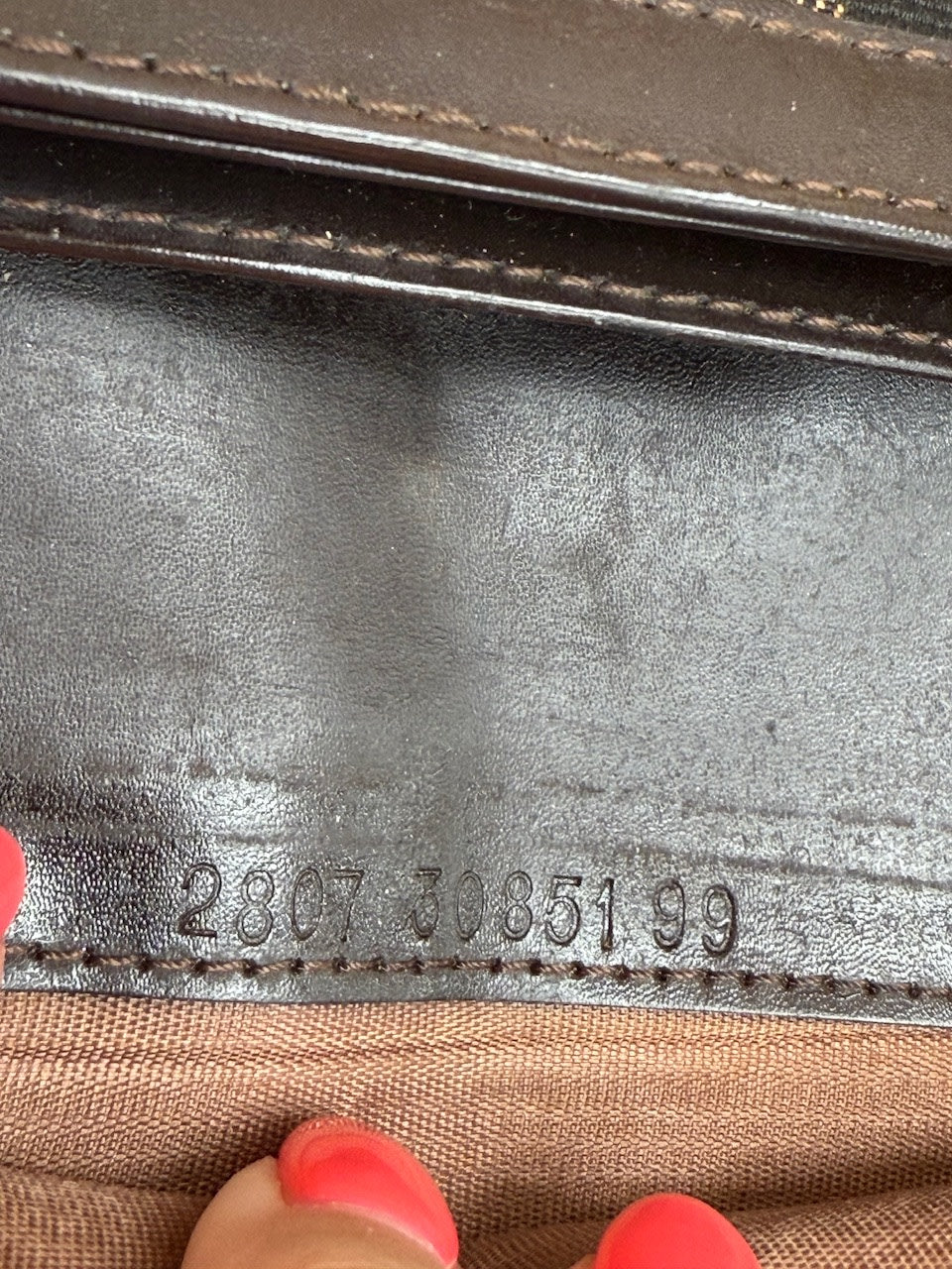 Fendi Zucca Brown Canvas Long Wallet