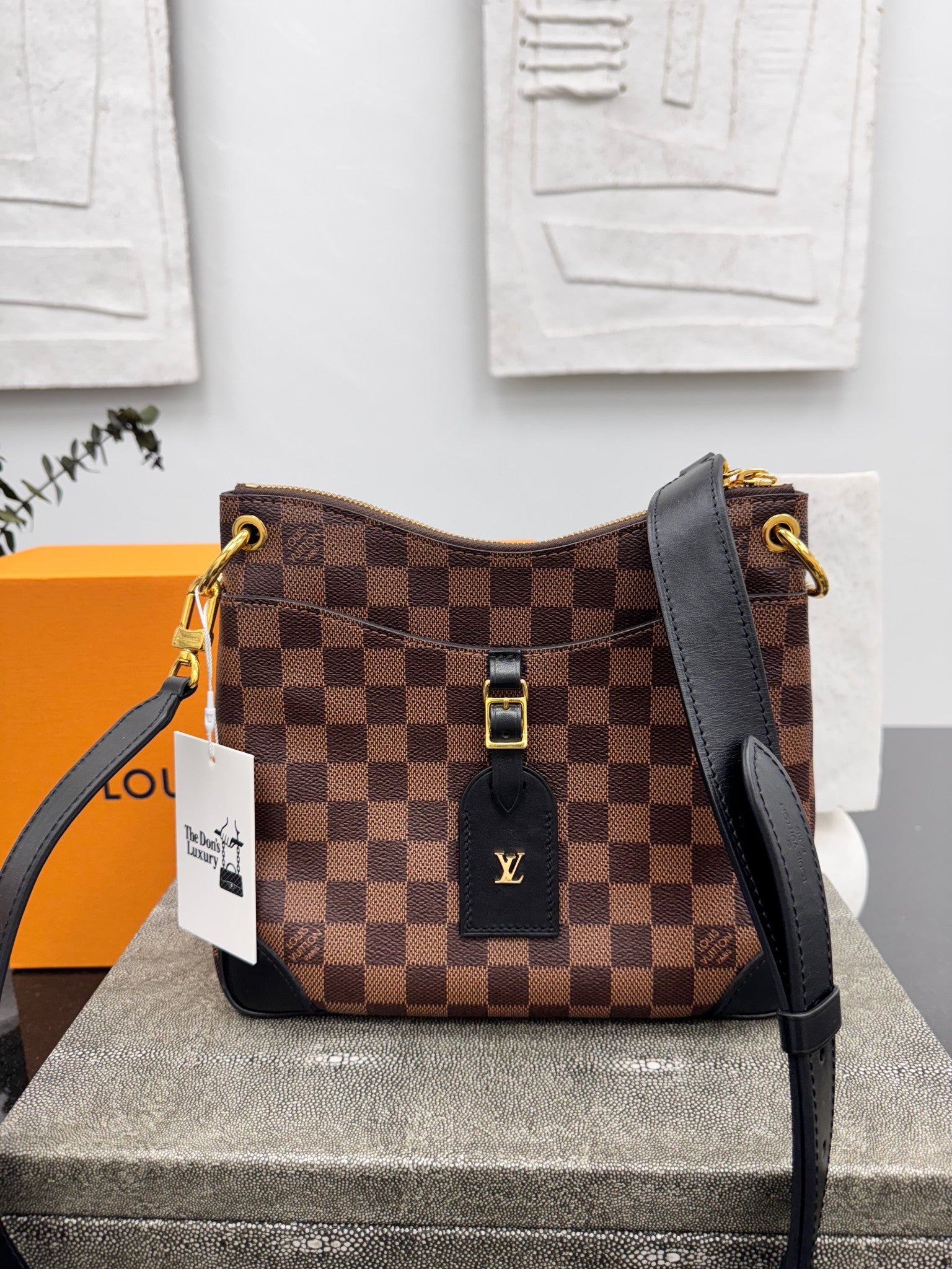 BRAND NEW - Louis Vuitton Damier Ebene Odeon PM