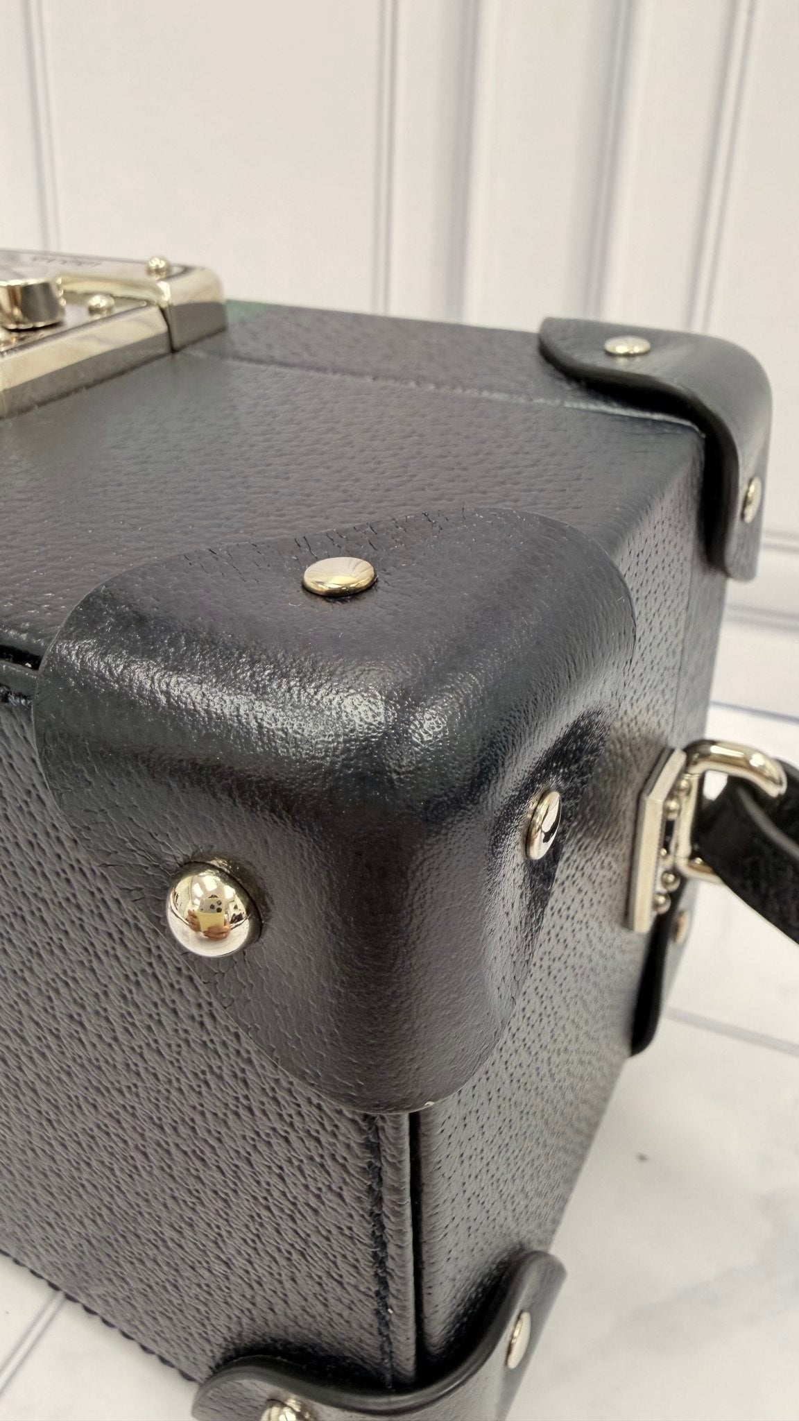 Gucci Navy Calfskin Leather Savory Watch Case