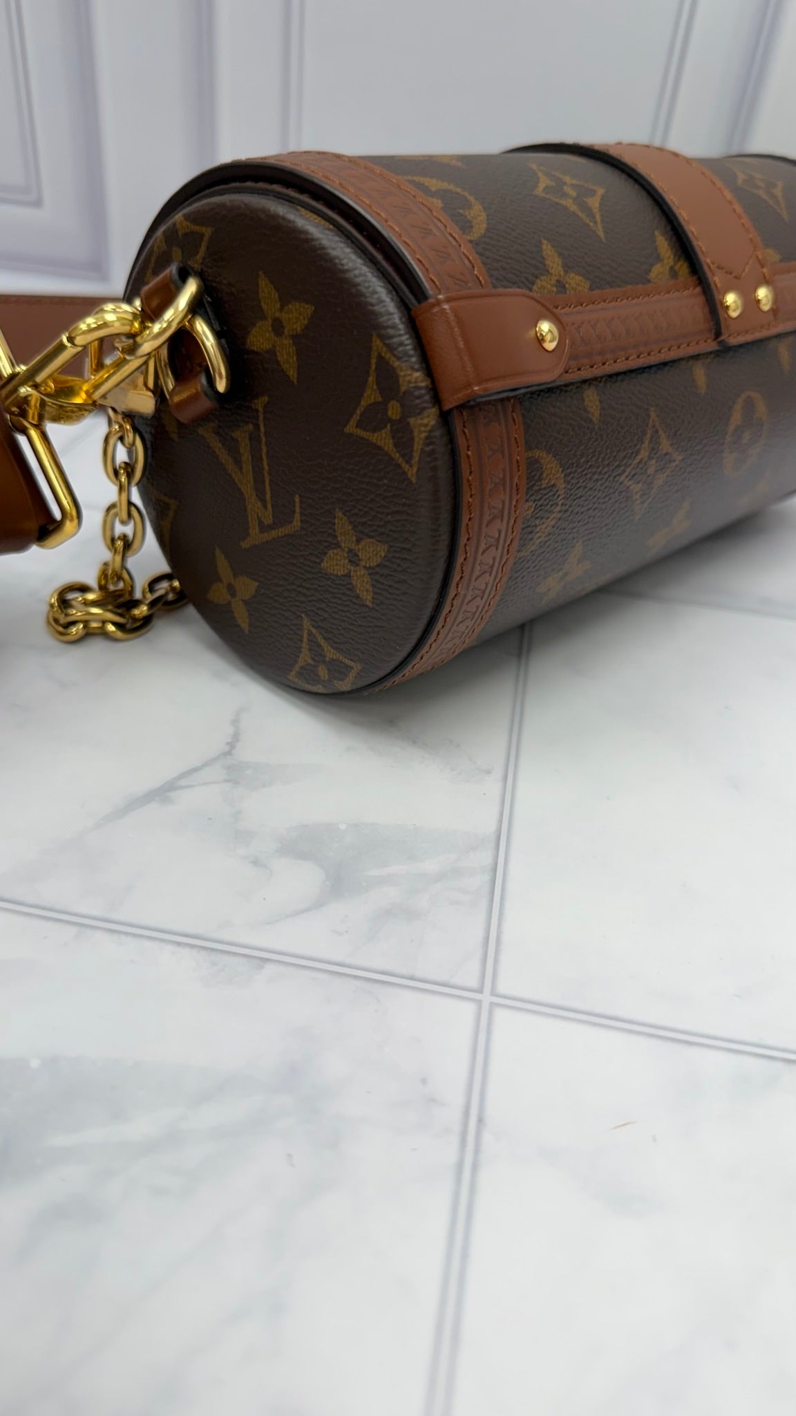 LIKE NEW- Louis Vuitton Monogram Papillon Trunk Crossbody