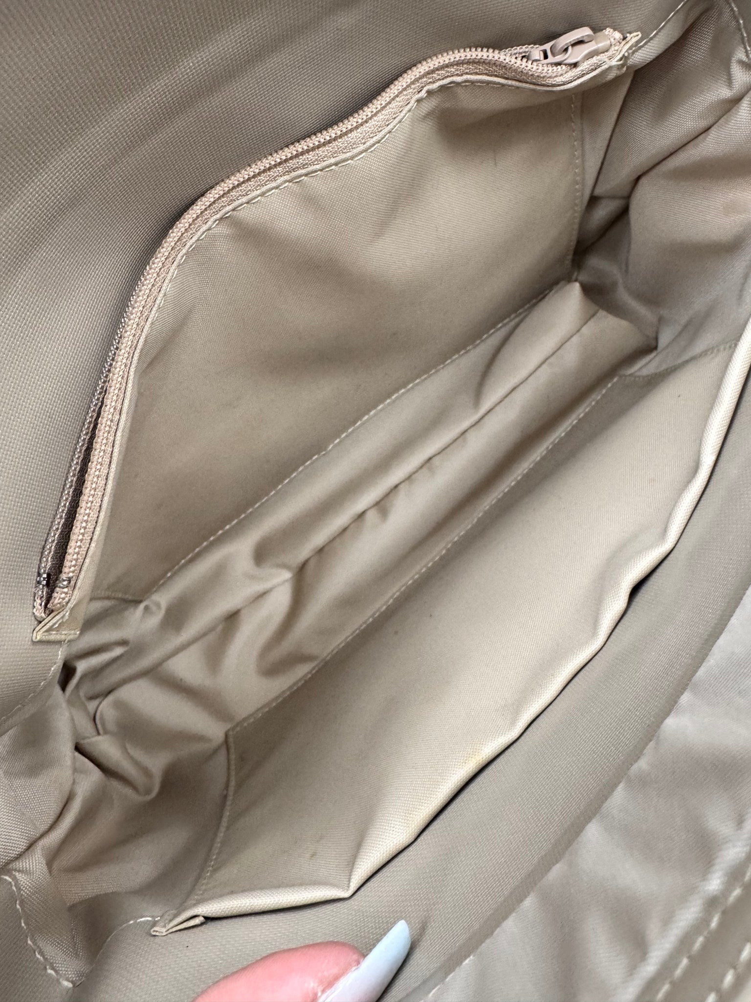 Givenchy Beige Leather Vintage 4G Shoulder Bag