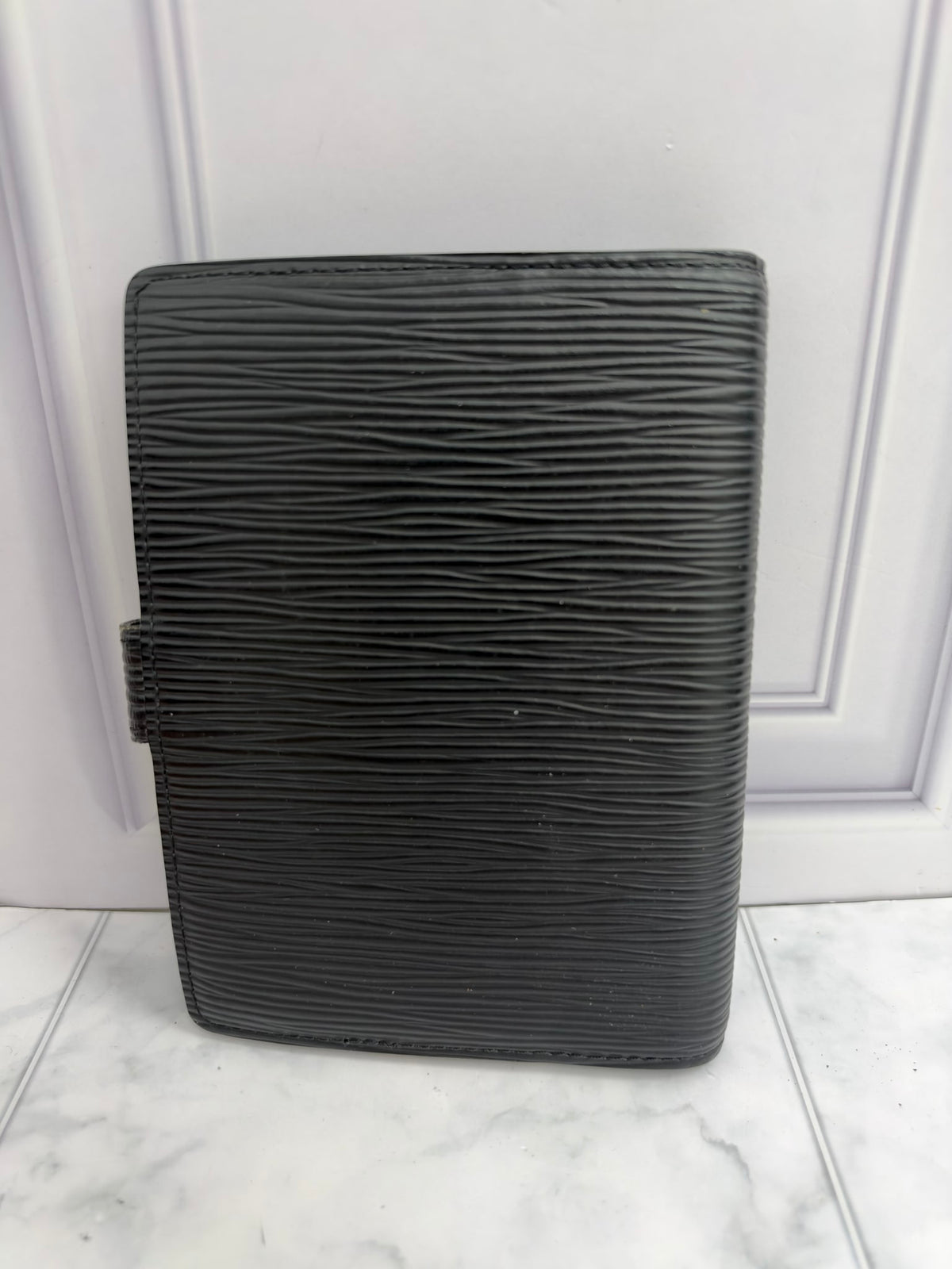 Louis Vuitton Black Epi Leather Agenda PM