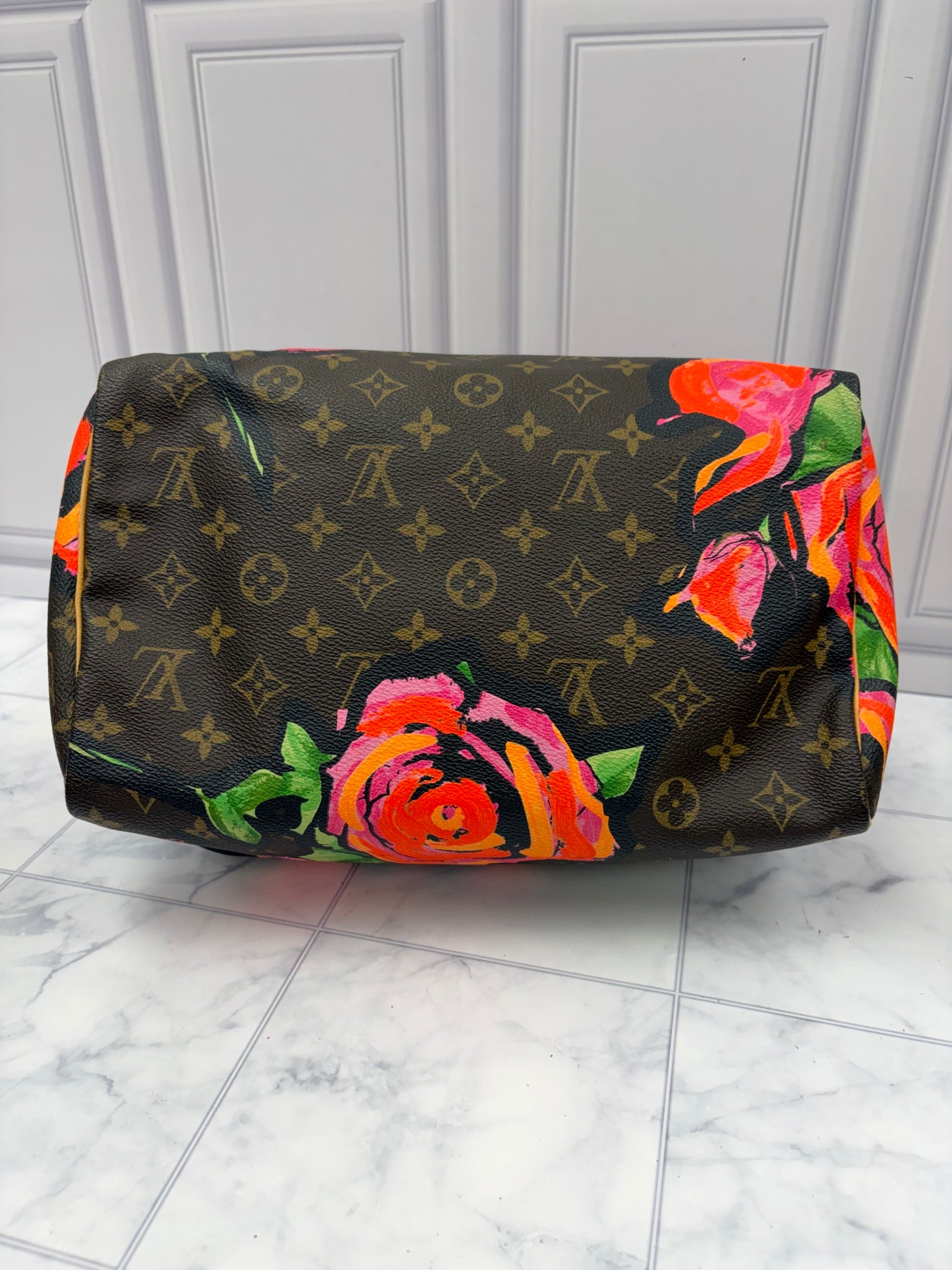 Louis Vuitton Stephen Sprouse Monogram Roses Speedy 30 Handbag