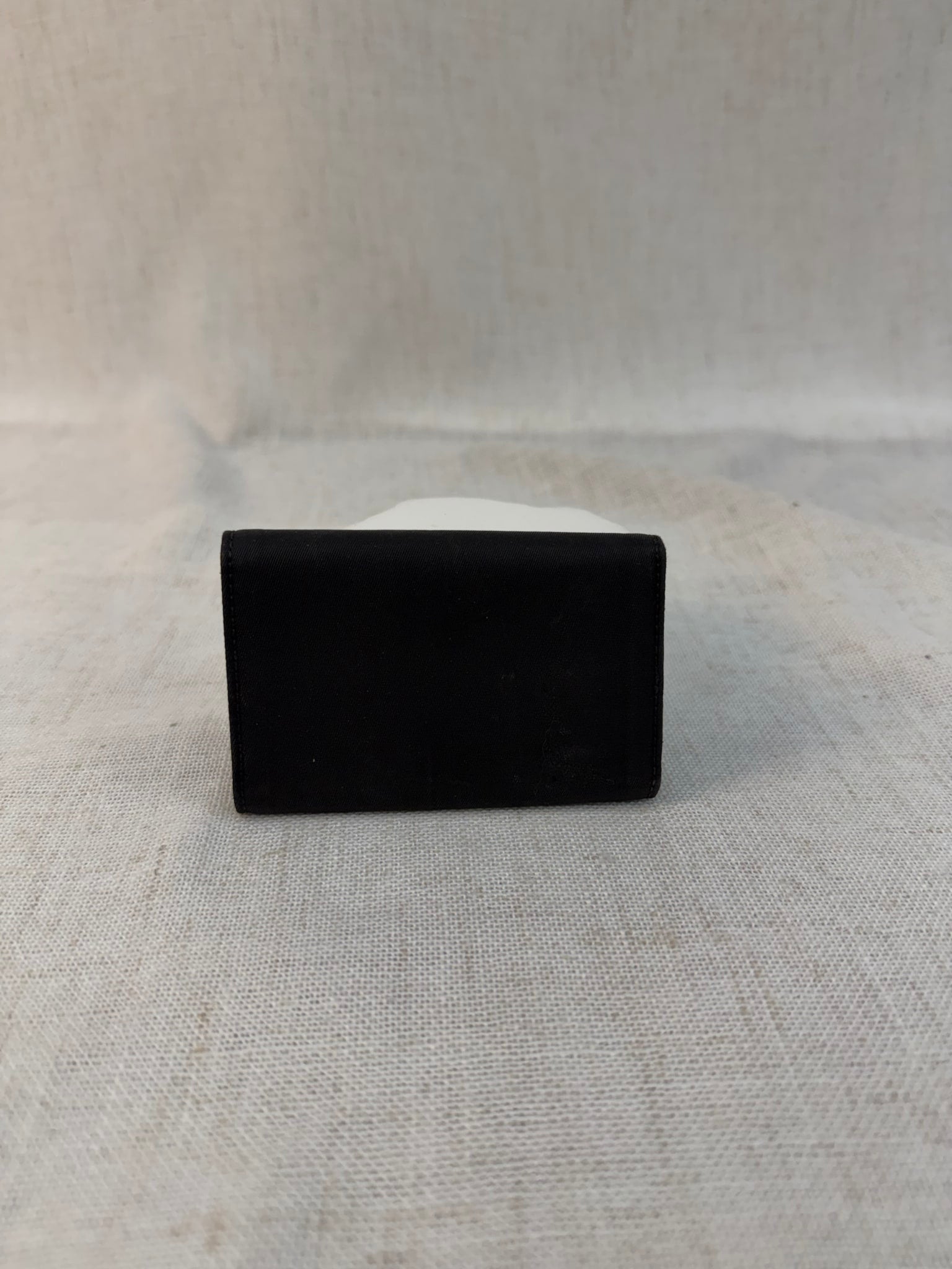 Prada Black Nylon 6 Key Holder