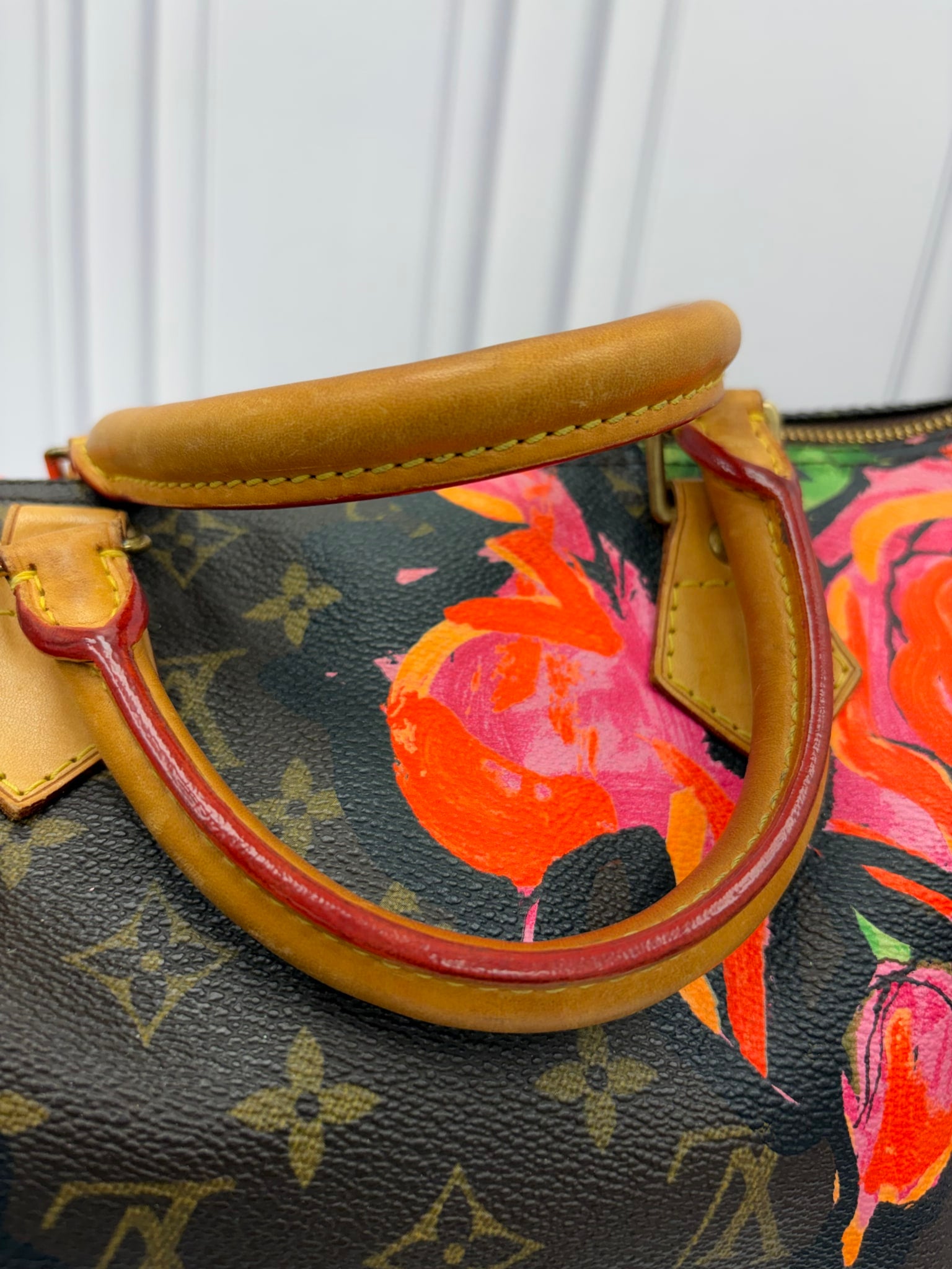 Louis Vuitton Stephen Sprouse Monogram Roses Speedy 30 Handbag