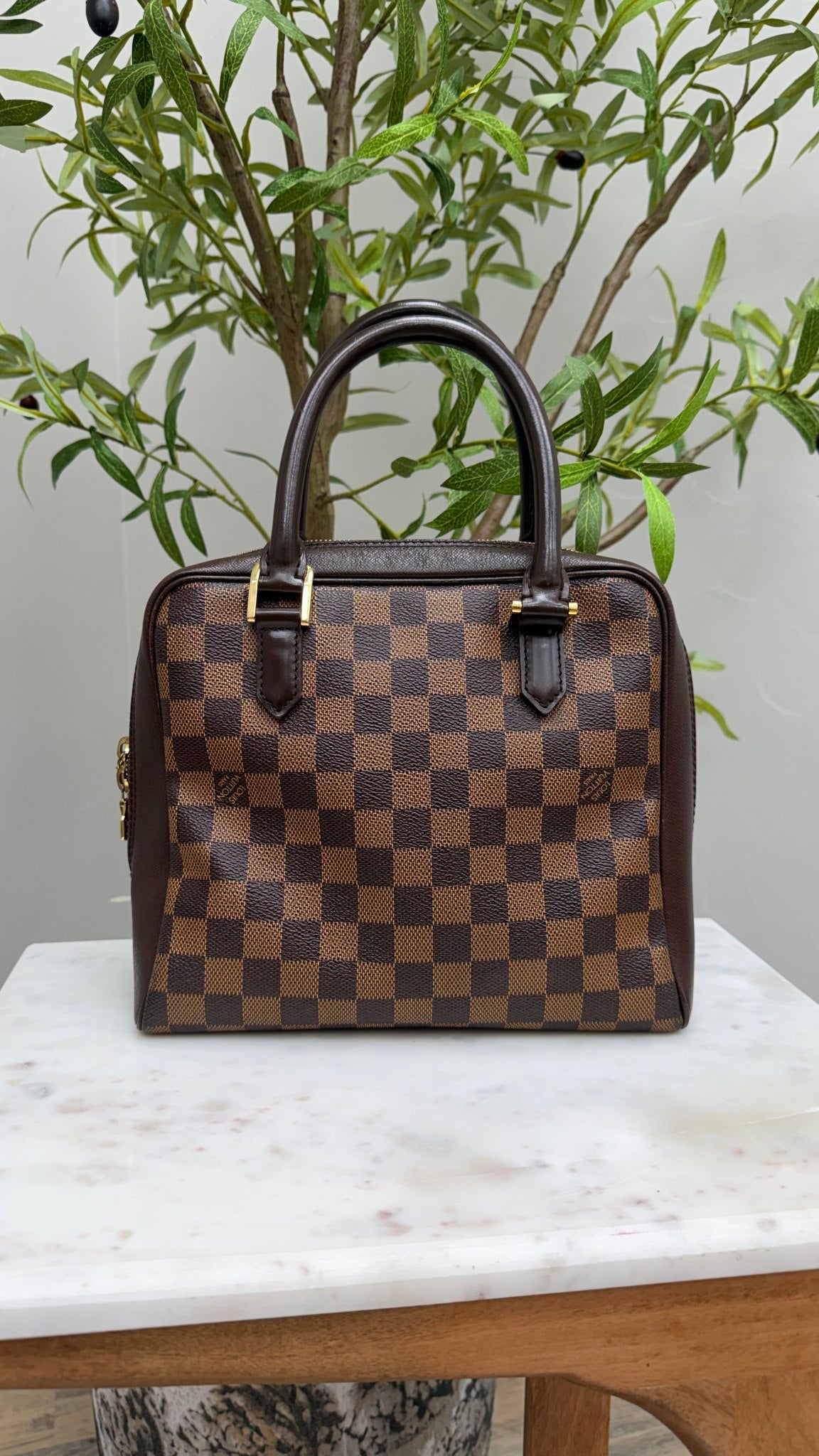Louis Vuitton Damier Ebene Brera Handbag