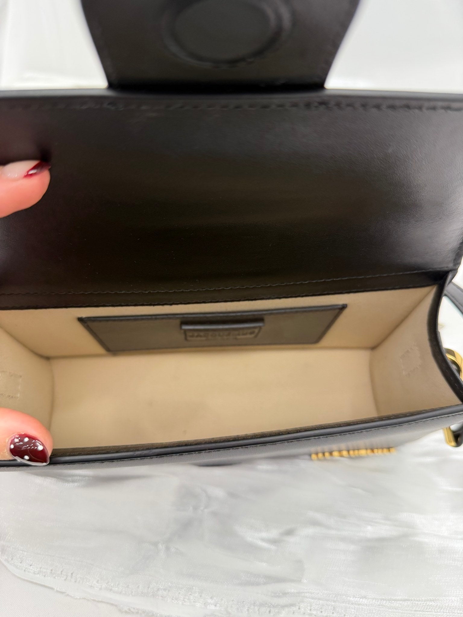 BRAND NEW- Jacquemus Black Leather Le Grand Bambino 2way Bag