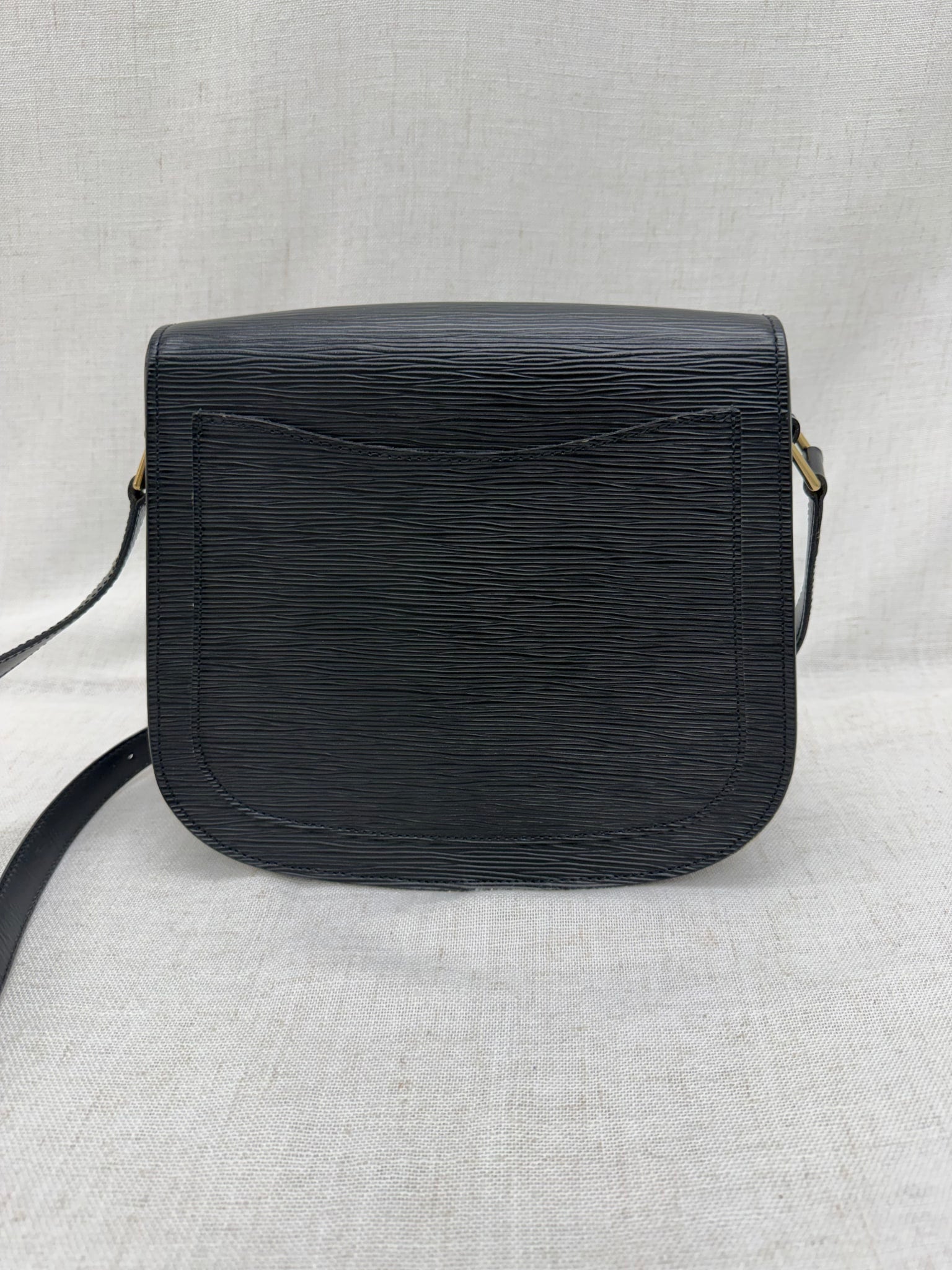 Louis Vuitton Black Epi Saint Cloud GM