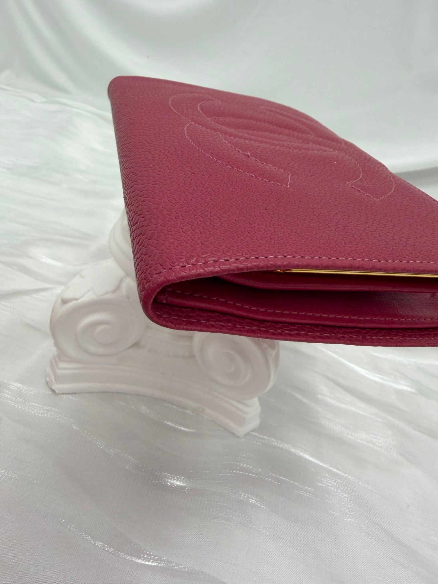 Chanel Pink Caviar Long Wallet