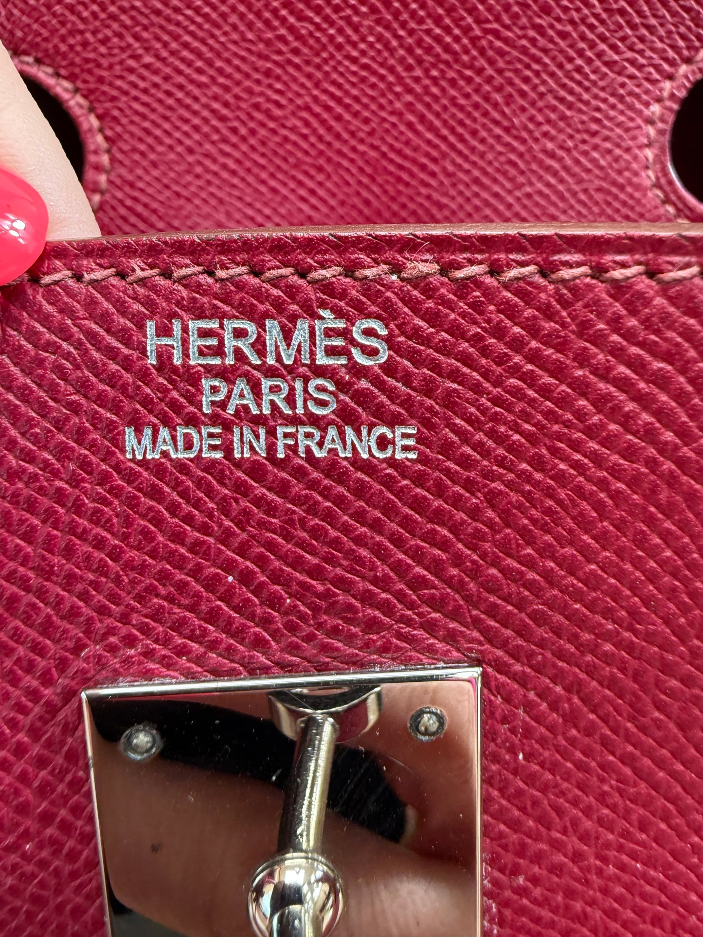 Hermes Tosca Epsom Leather Birkin 35