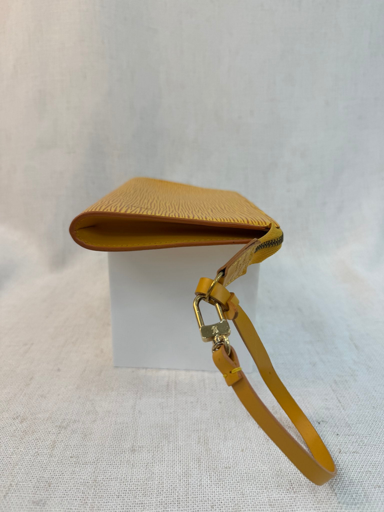 Louis Vuitton Yellow Epi Leather Pochette