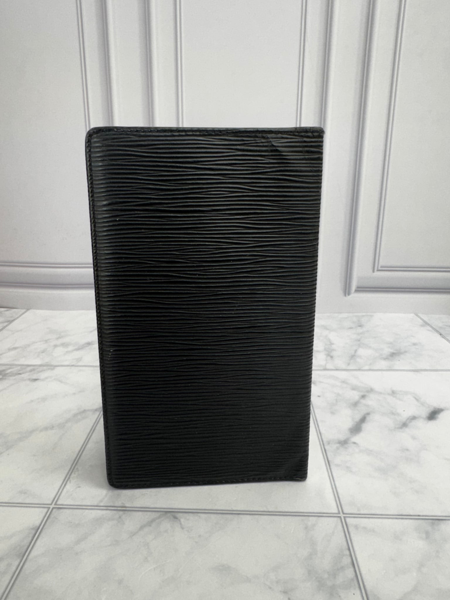 Louis Vuitton Black Epi Long Wallet