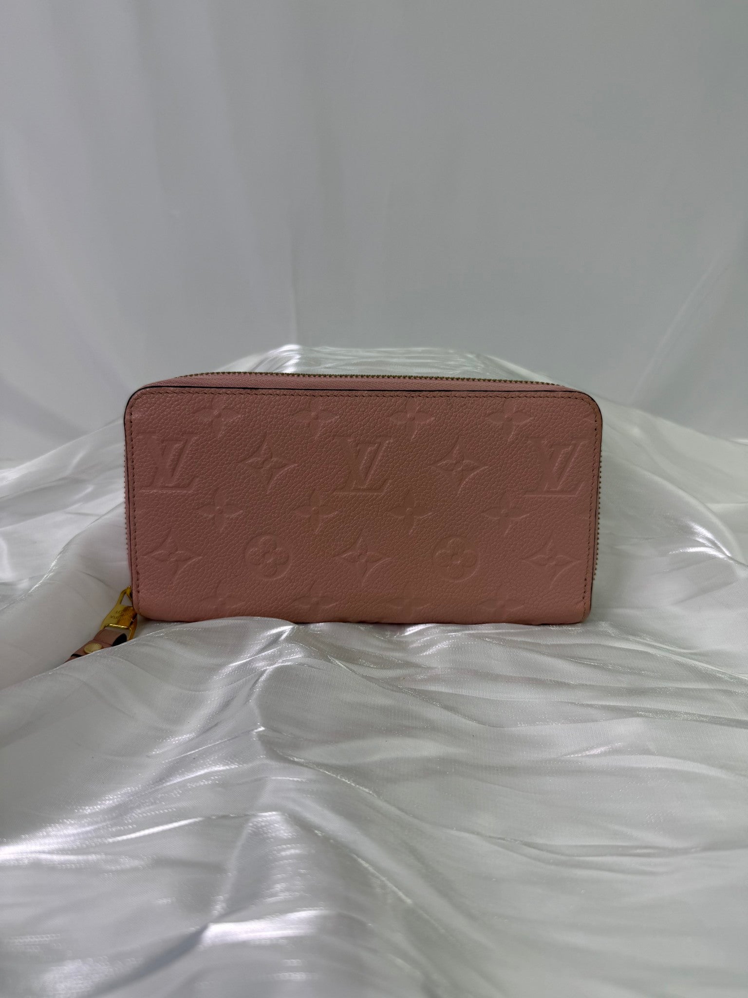 Louis Vuitton Pink Monogram Empreinte Zippy Wallet