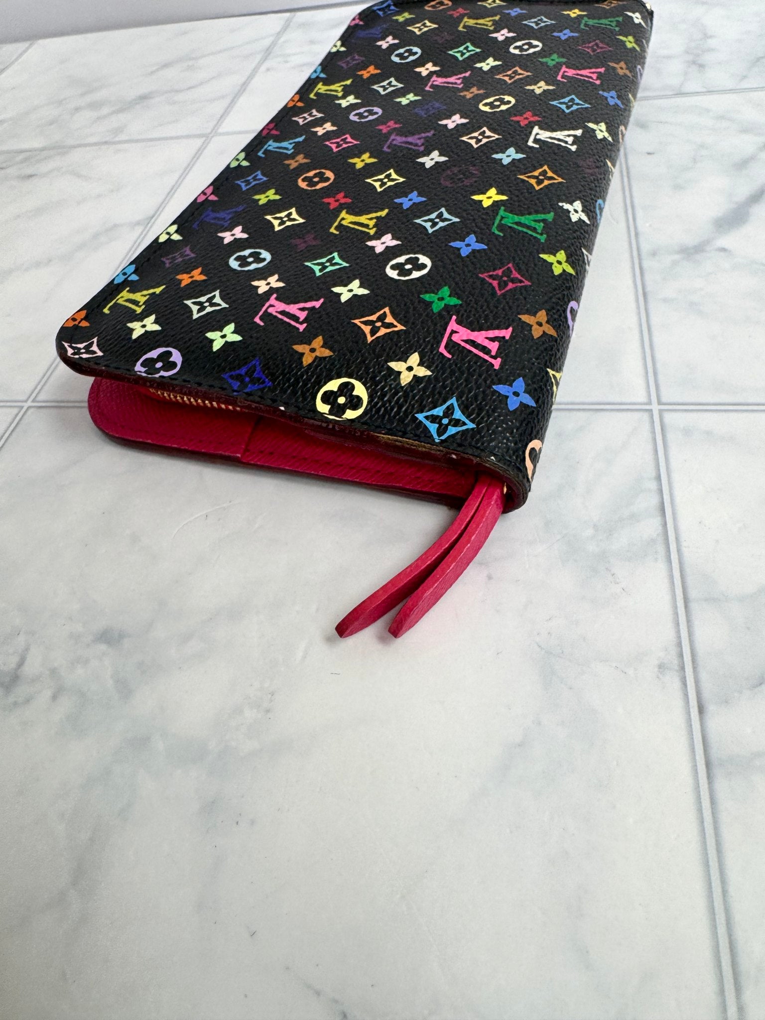Louis Vuitton Black Multicolor Insolite Long Wallet