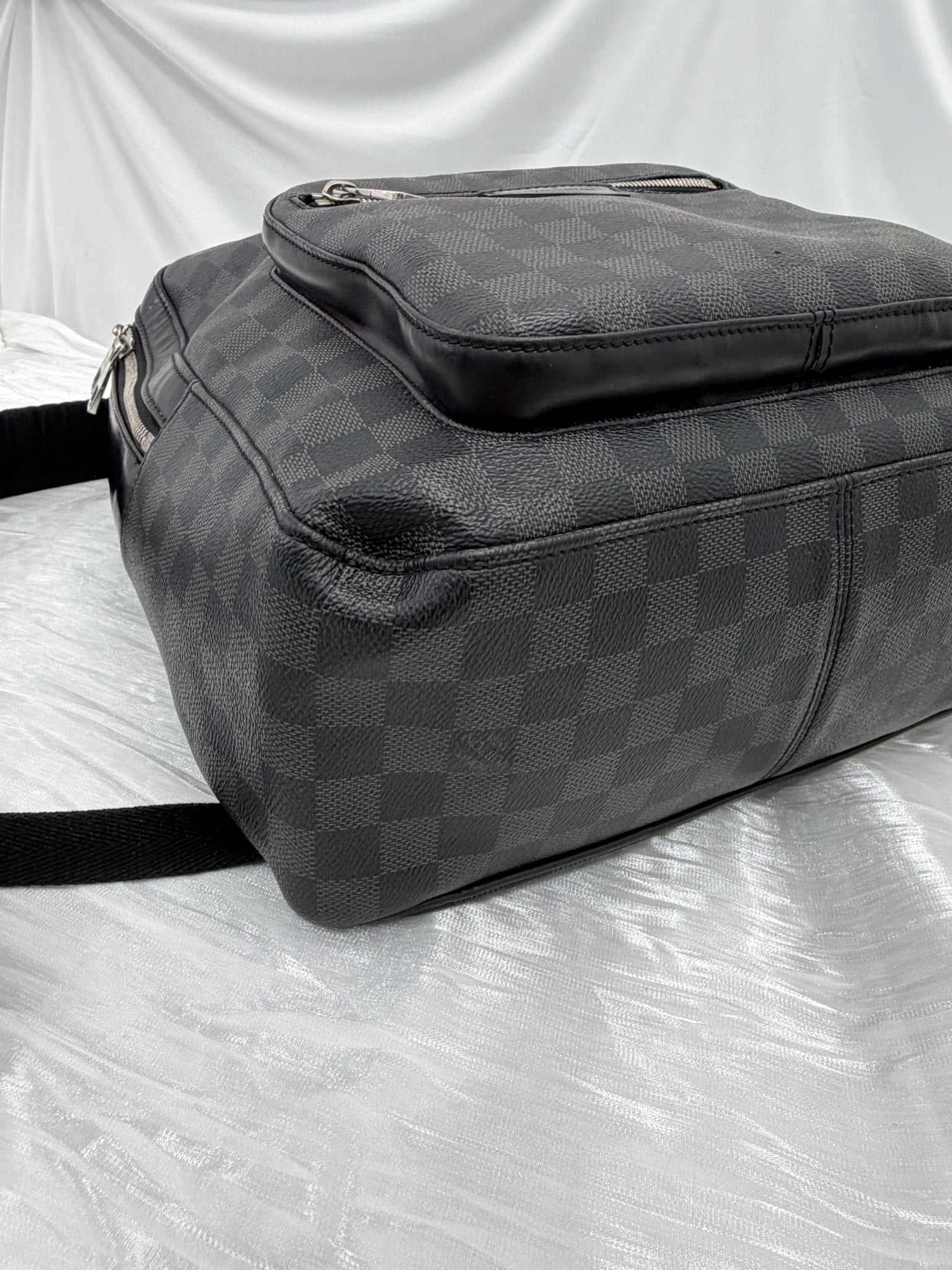 Louis Vuitton Black Damier Graphite Josh Backpack