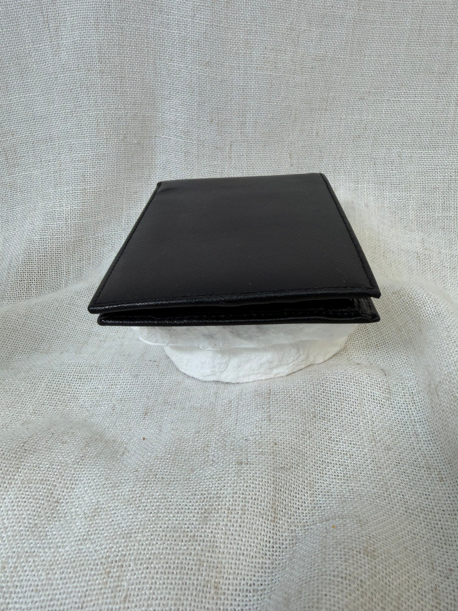 Prada Black Saffiano Leather Bifold Wallet