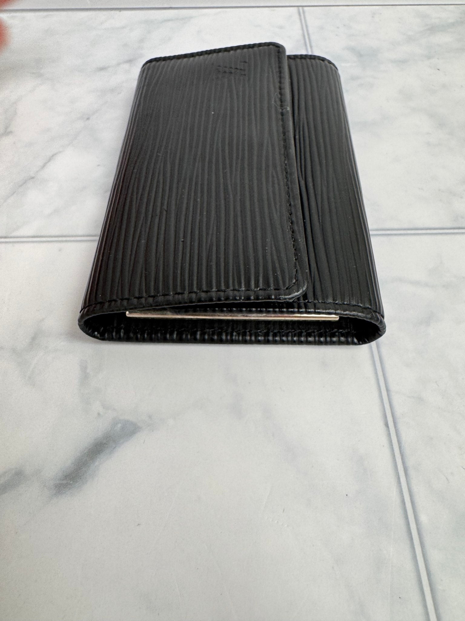 Louis Vuitton Black Epi Key Case