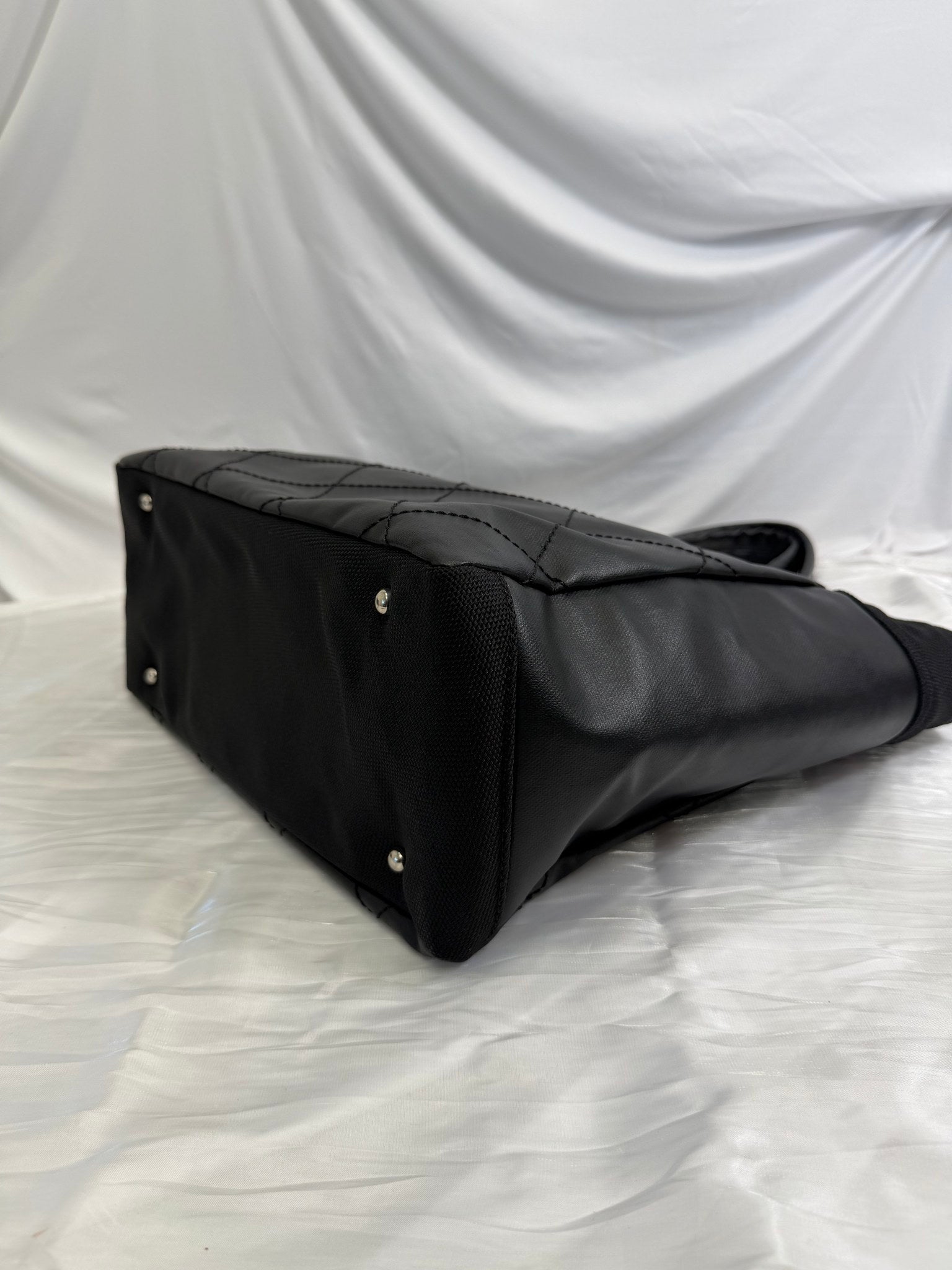 Chanel Black Quilted Paris Biarritz Tote Bag GM