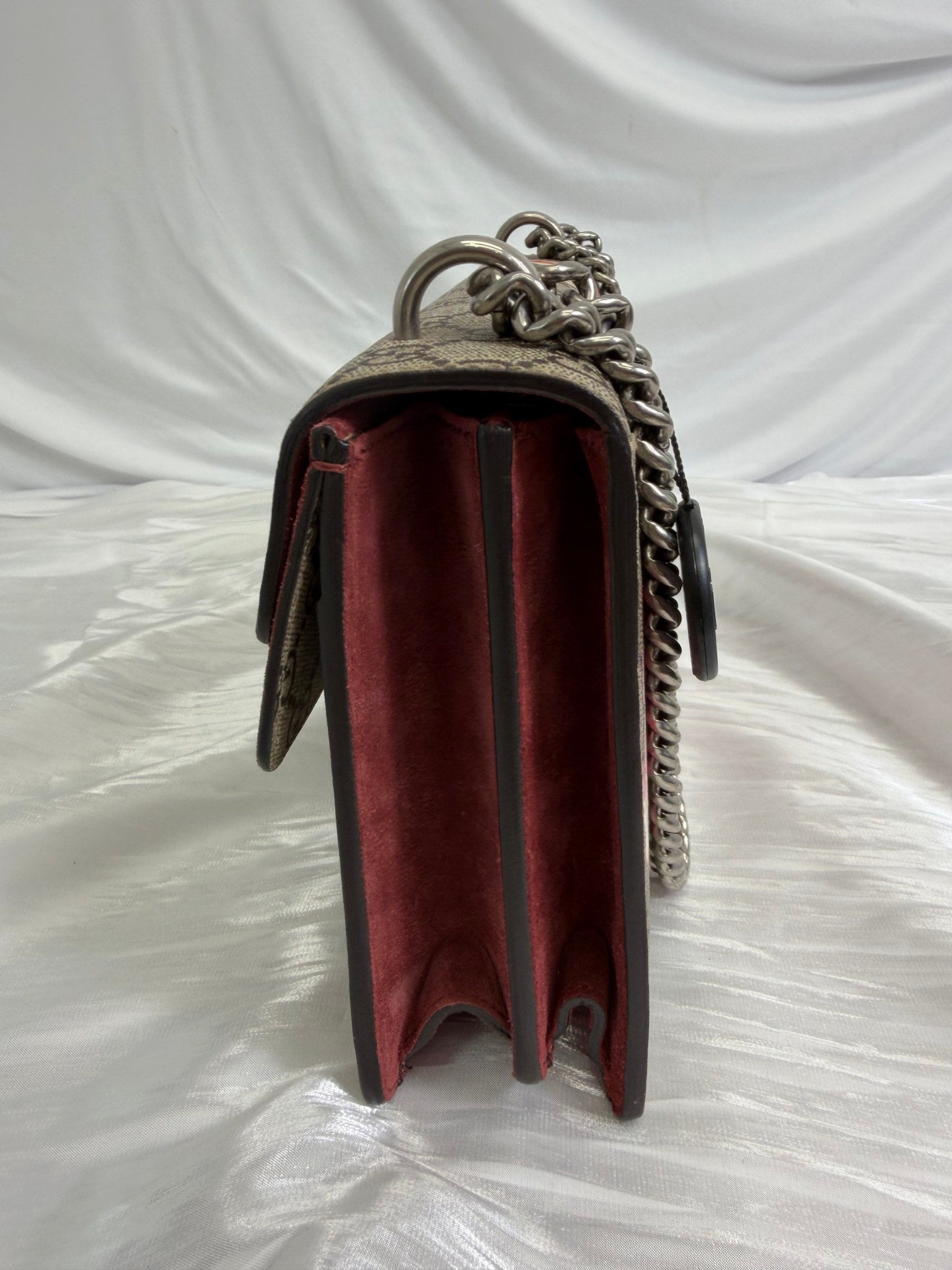 Gucci GG Supreme Pink Blooms Small Dionysus Bag